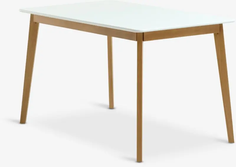 JYSK Masă JEGIND 80x130 alb/natur