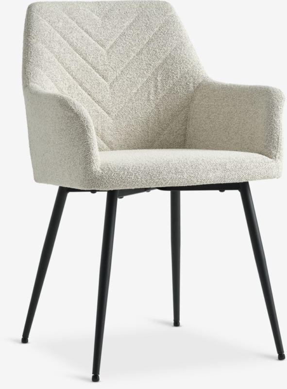 JYSK Scaun PURHUS crem/negru
