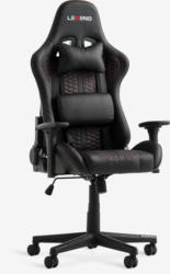 JYSK Scaun gaming NIBE negru/roșu