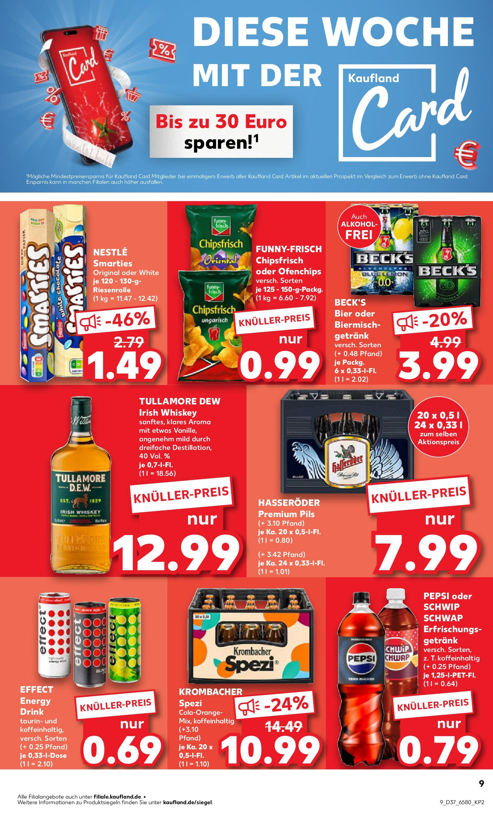 Prospekt Kaufland ab 10.09.2025 » Angebote Online zum Blättern | Seite: 9 | Produkte: Energy, Bier, Pils, Pepsi