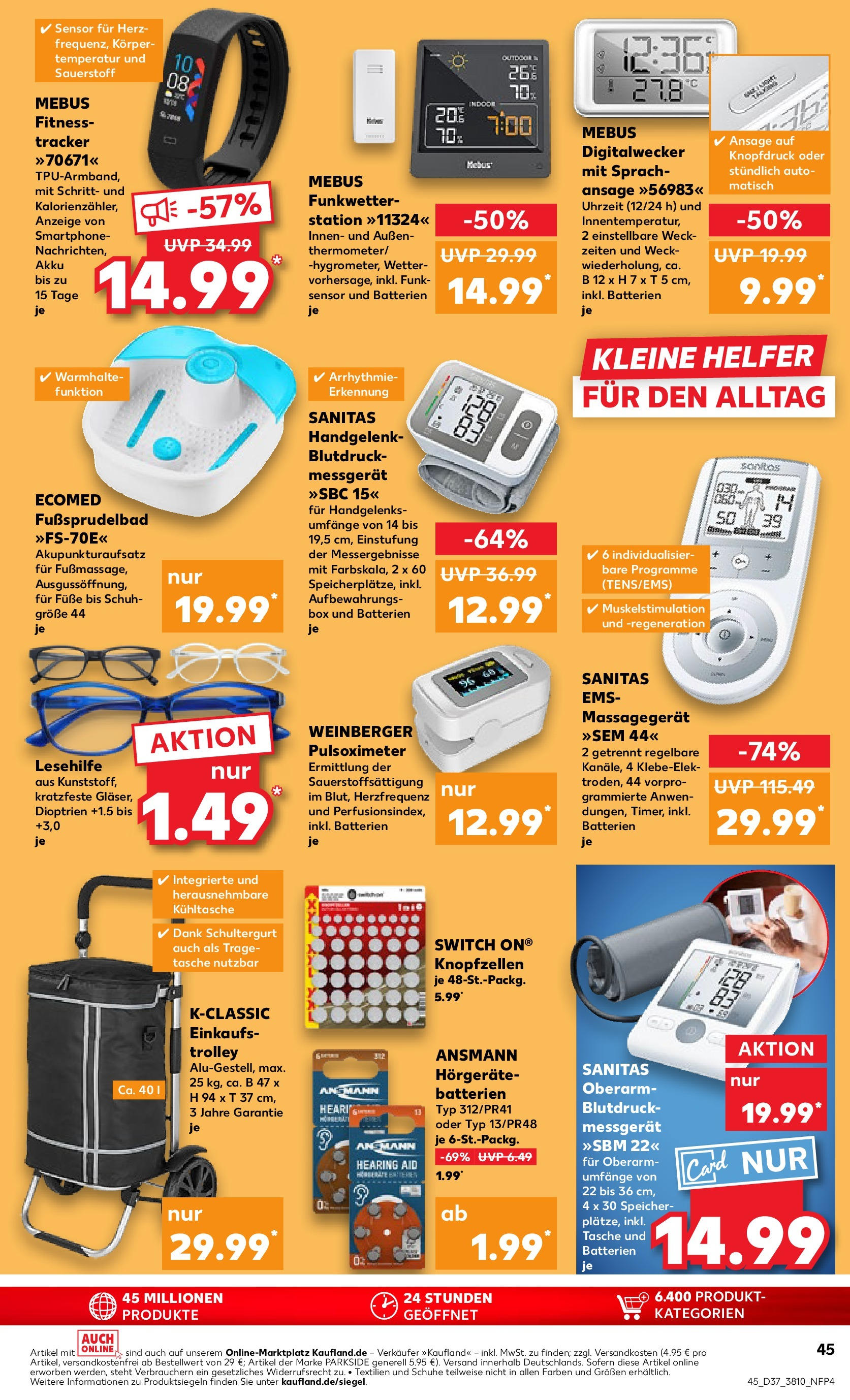 Prospekt Kaufland ab 10.09.2025 » Angebote Online zum Blättern | Seite: 45 | Produkte: Tasche, Batterien, Box, Monitor
