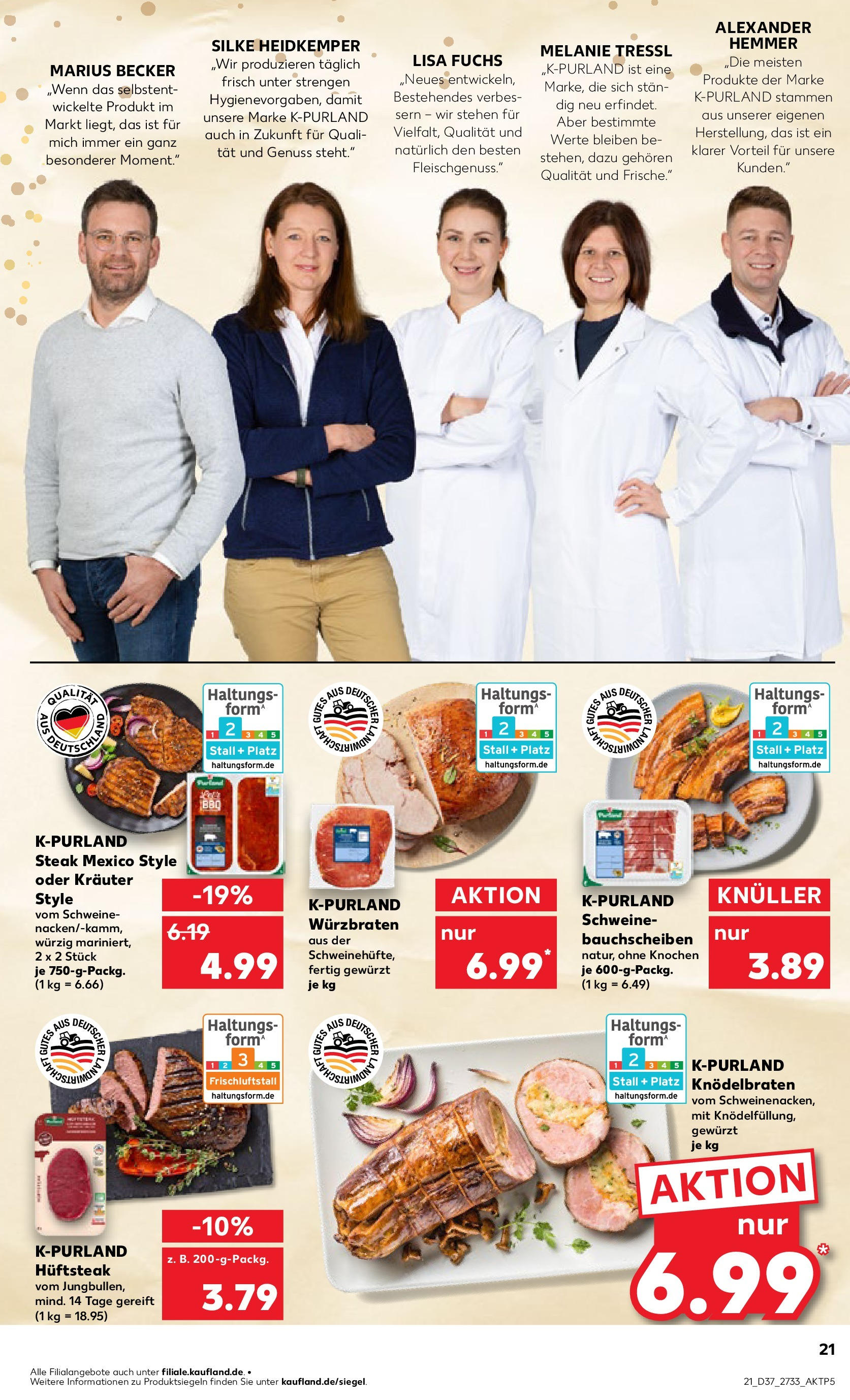 Prospekt Kaufland ab 11.09.2025 » Angebote Online zum Blättern | Seite: 21 | Produkte: Steak