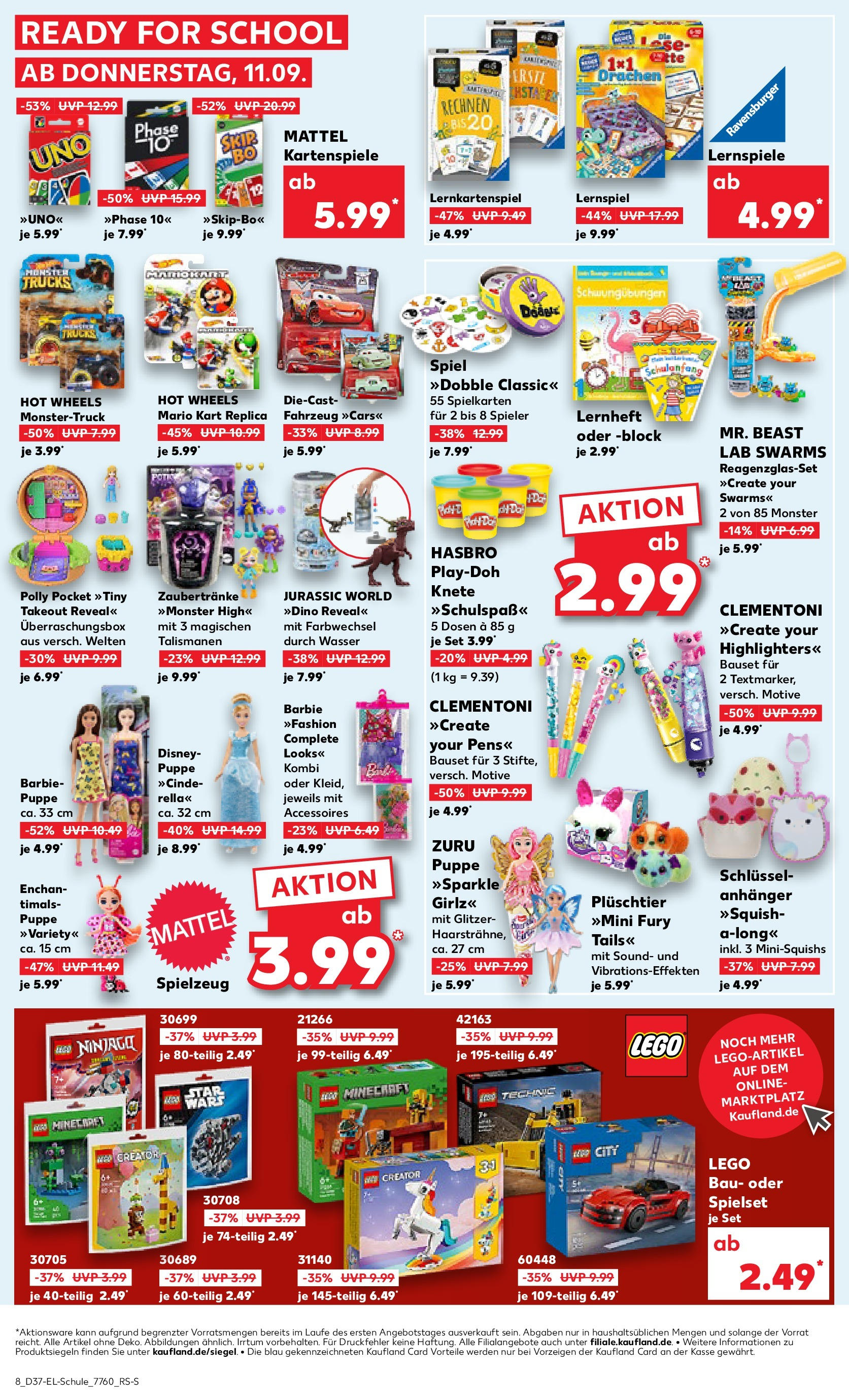 Prospekt Kaufland ab 10.09.2025 » Angebote Online zum Blättern | Seite: 67 | Produkte: Spiel, Monster, Wasser