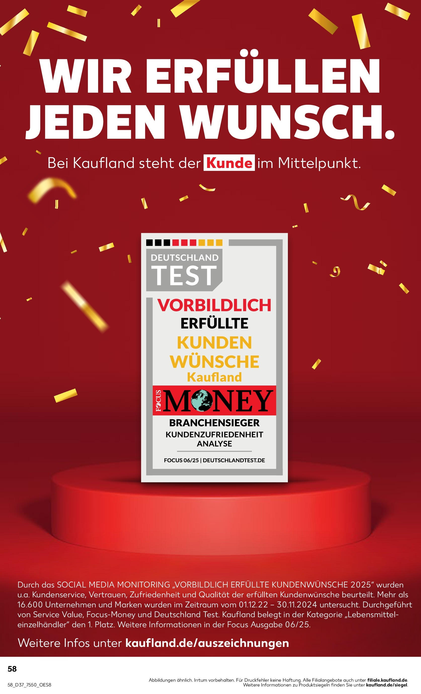 Prospekt Kaufland ab 10.09.2025 » Angebote und Werbung Online | Seite: 58 Prospekt Kaufland ab 10.09.2025 » Angebote Online zum Blättern | Seite: 58