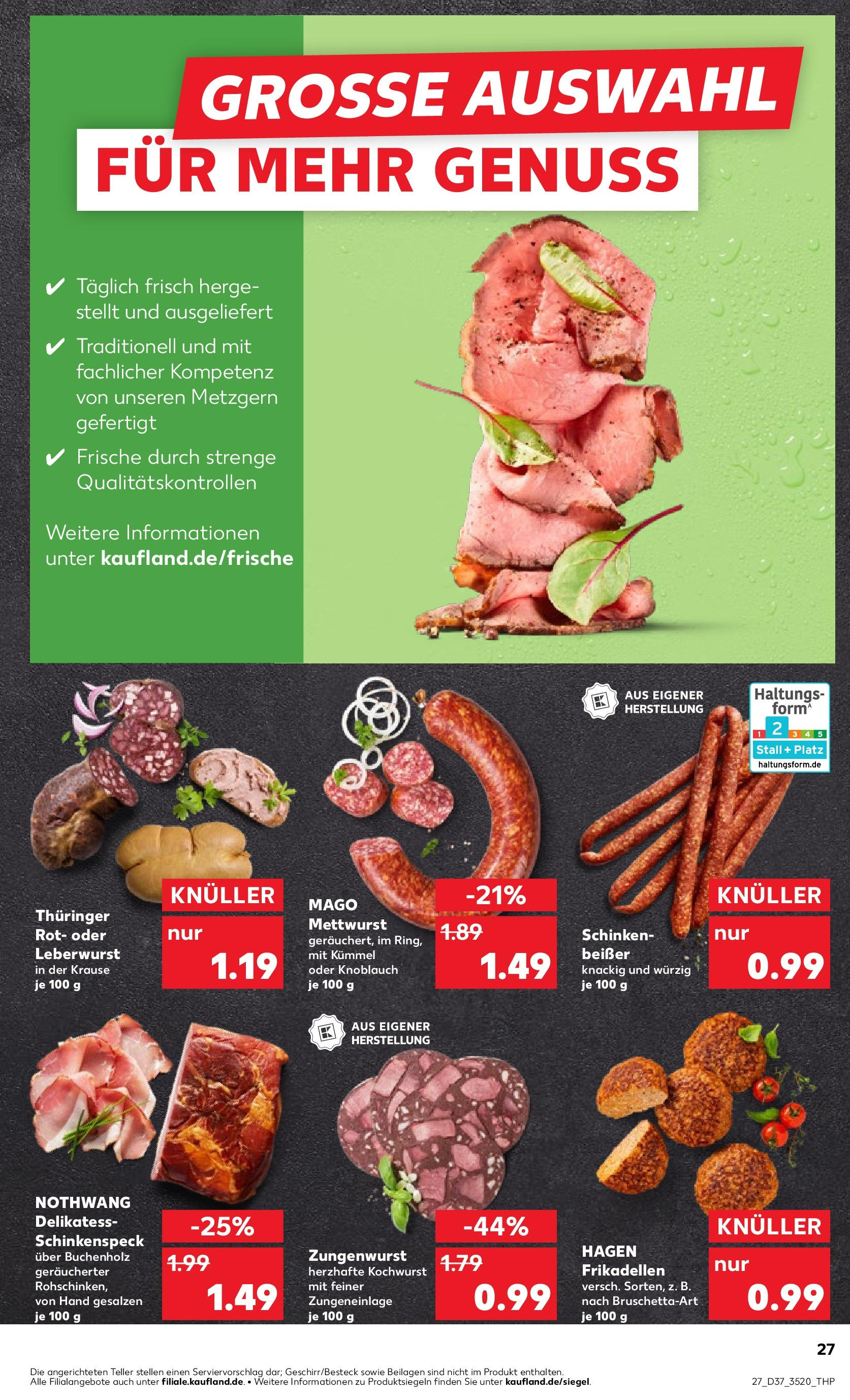 Prospekt Kaufland ab 11.09.2025 » Angebote und Werbung Online | Seite: 31 | Produkte: Knoblauch, Schinken Prospekt Kaufland ab 11.09.2025 » Angebote Online zum Blättern | Seite: 31 | Produkte: Knoblauch, Schinken
