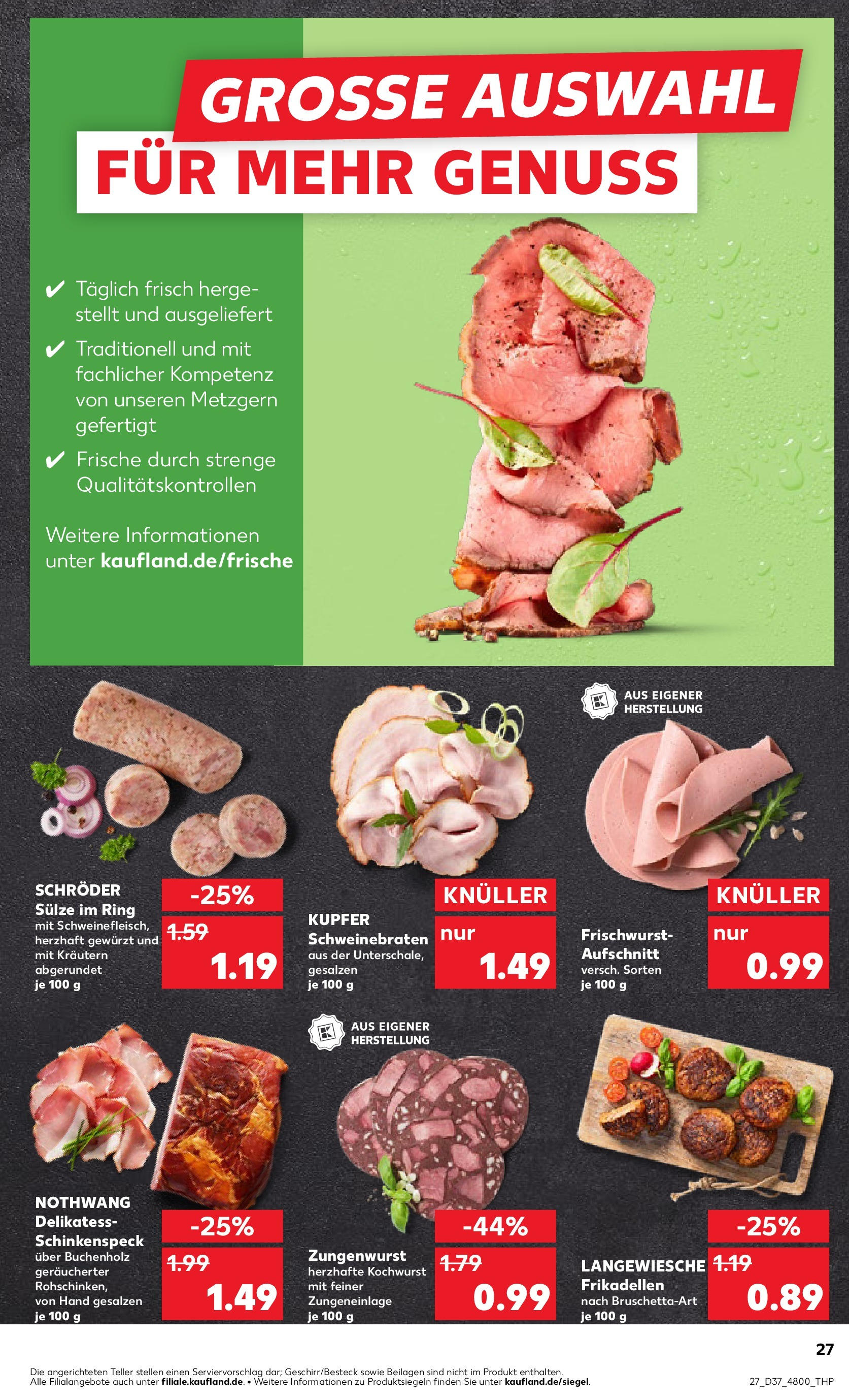 Prospekt Kaufland ab 10.09.2025 » Angebote Online zum Blättern | Seite: 27