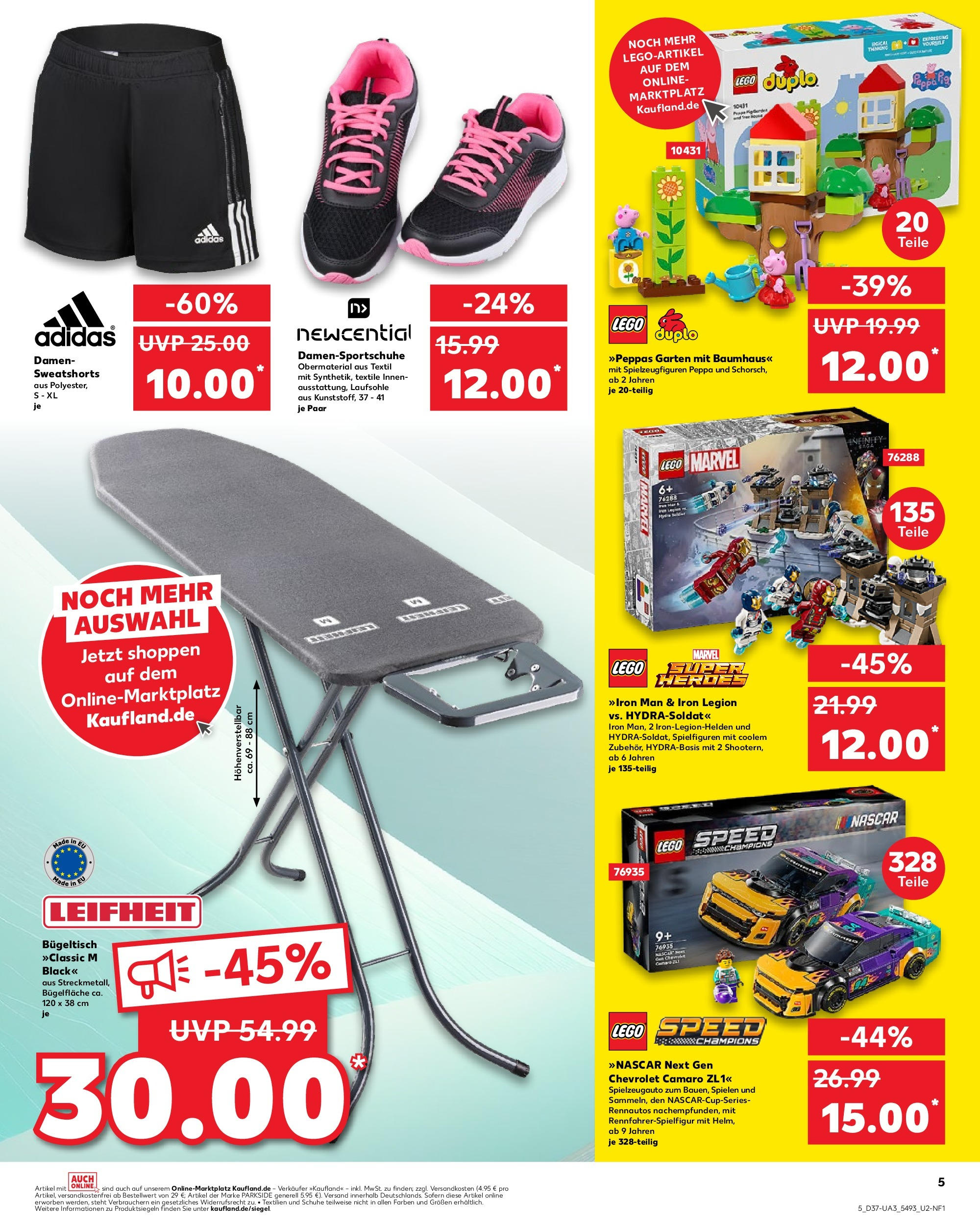 Prospekt Kaufland ab 10.09.2025 » Angebote und Werbung Online | Seite: 5 | Produkte: Sweatshorts Prospekt Kaufland ab 10.09.2025 » Angebote Online zum Blättern | Seite: 5 | Produkte: Sweatshorts