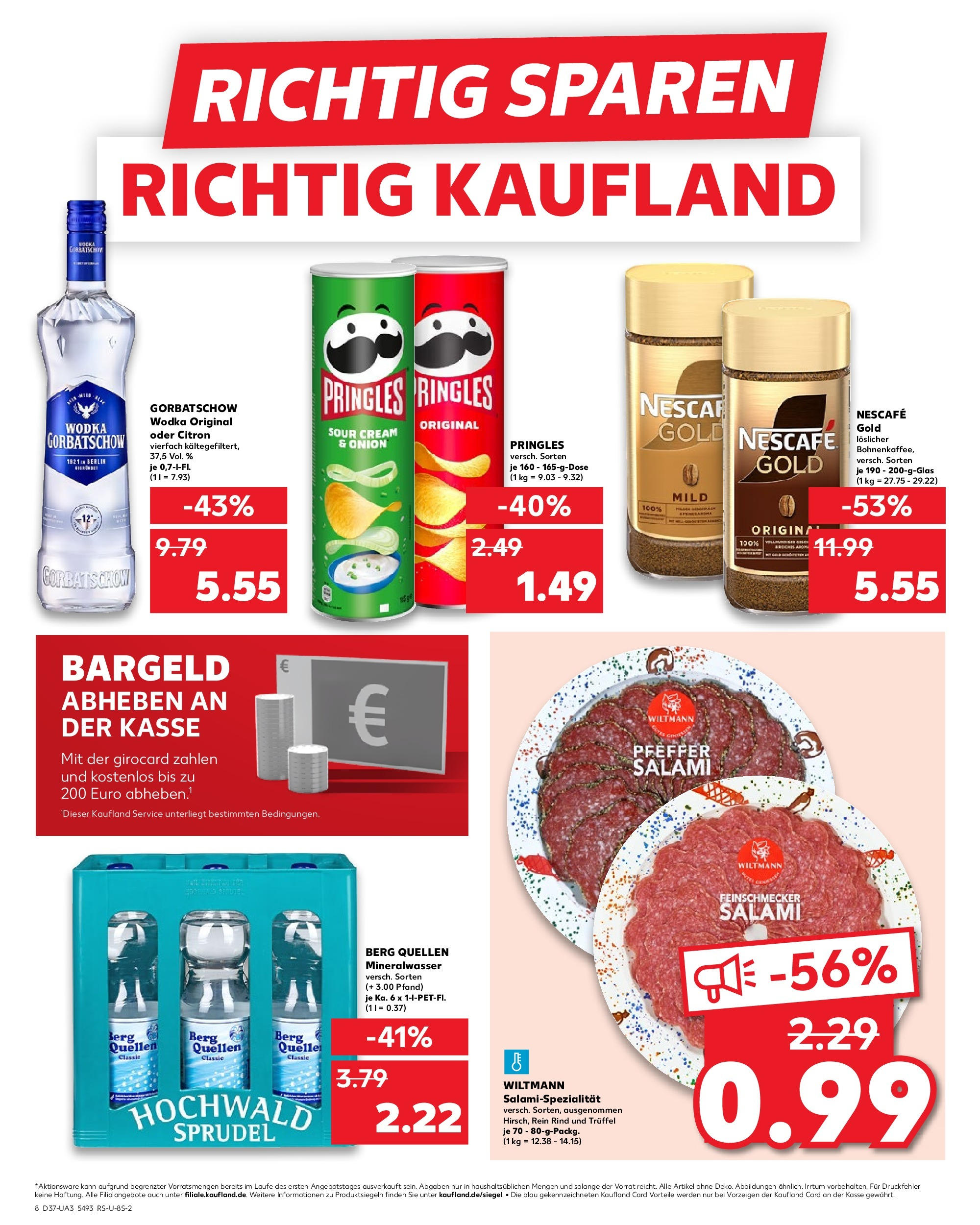 Prospekt Kaufland ab 10.09.2025 » Angebote und Werbung Online | Seite: 8 | Produkte: Mineralwasser, Pfeffer, Chips, Wodka Prospekt Kaufland ab 10.09.2025 » Angebote Online zum Blättern | Seite: 8 | Produkte: Mineralwasser, Pfeffer, Chips, Wodka