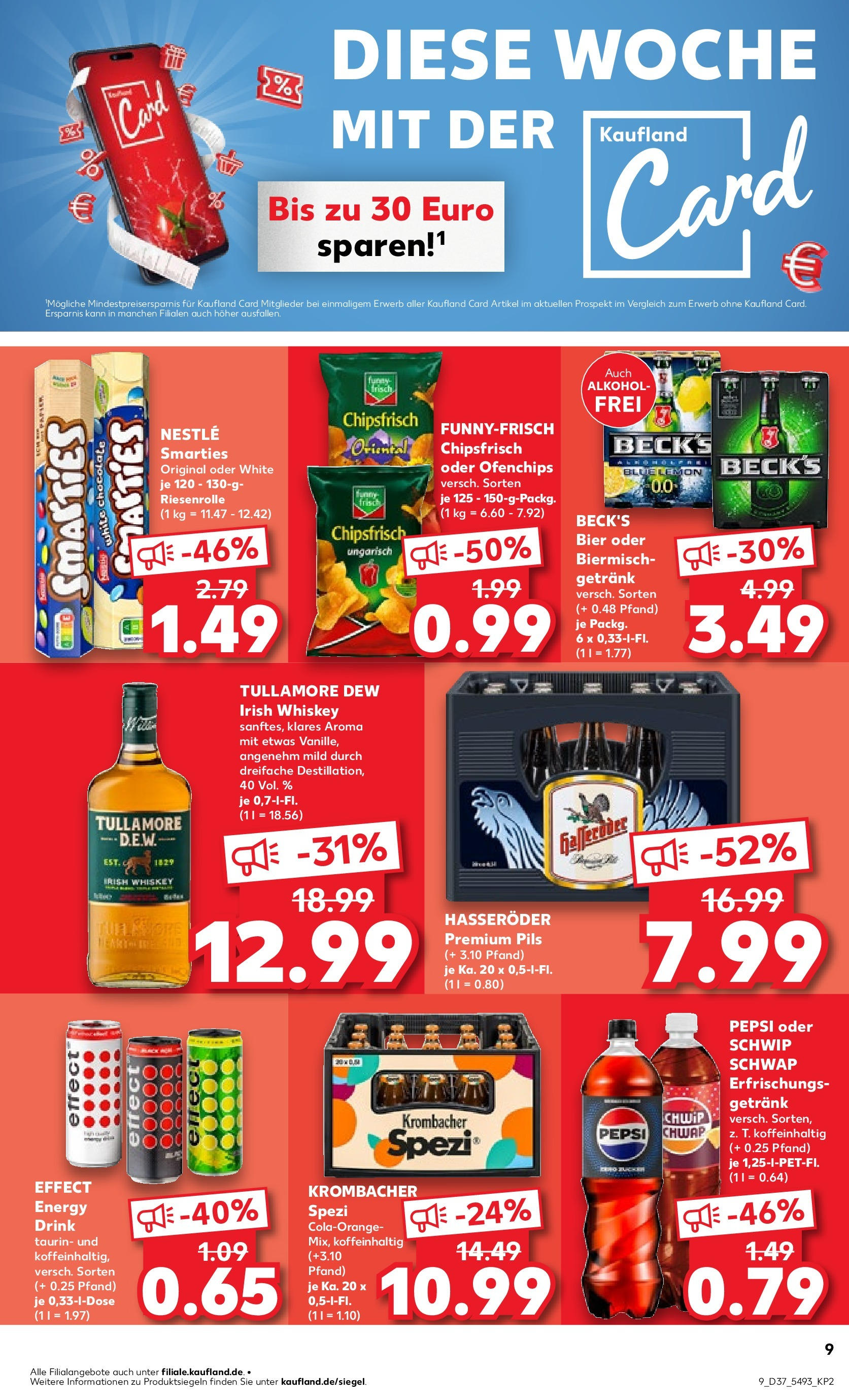 Prospekt Kaufland ab 10.09.2025 » Angebote und Werbung Online | Seite: 17 | Produkte: Smarties, Schwip schwap, Krombacher, Hasseröder Prospekt Kaufland ab 10.09.2025 » Angebote Online zum Blättern | Seite: 17 | Produkte: Smarties, Schwip schwap, Krombacher, Hasseröder