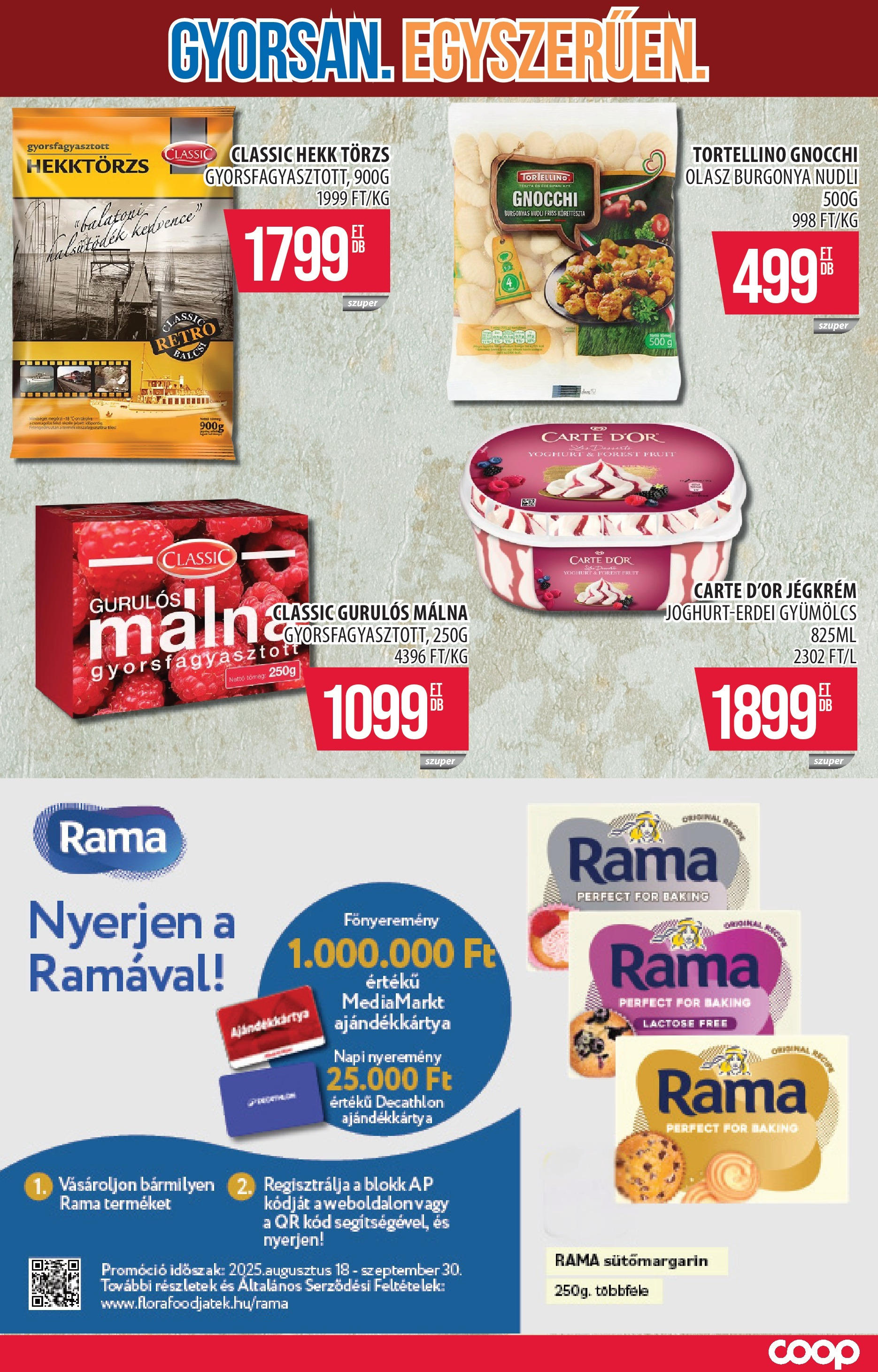 Akciós újság új COOP Szolnok - 2025.09.11. -tól/töl ⏳ | Oldal: 11 | Termékek: Málna, Burgonya, Gyümölcs, Gnocchi COOP Szolnok Akciós újság - 2025.09.11. -tól/töl > akció, lapozható szórólap 🛍️ | Oldal: 11 | Termékek: Málna, Burgonya, Gyümölcs, Gnocchi