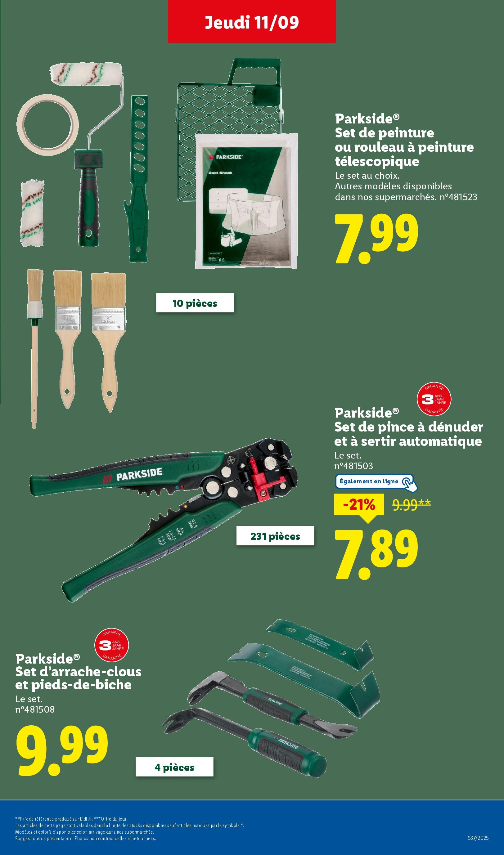 Catalogue LIDL du 07/09/2025 | Promo prospectus en ligne | Page: 31 | Produits: Rouleau