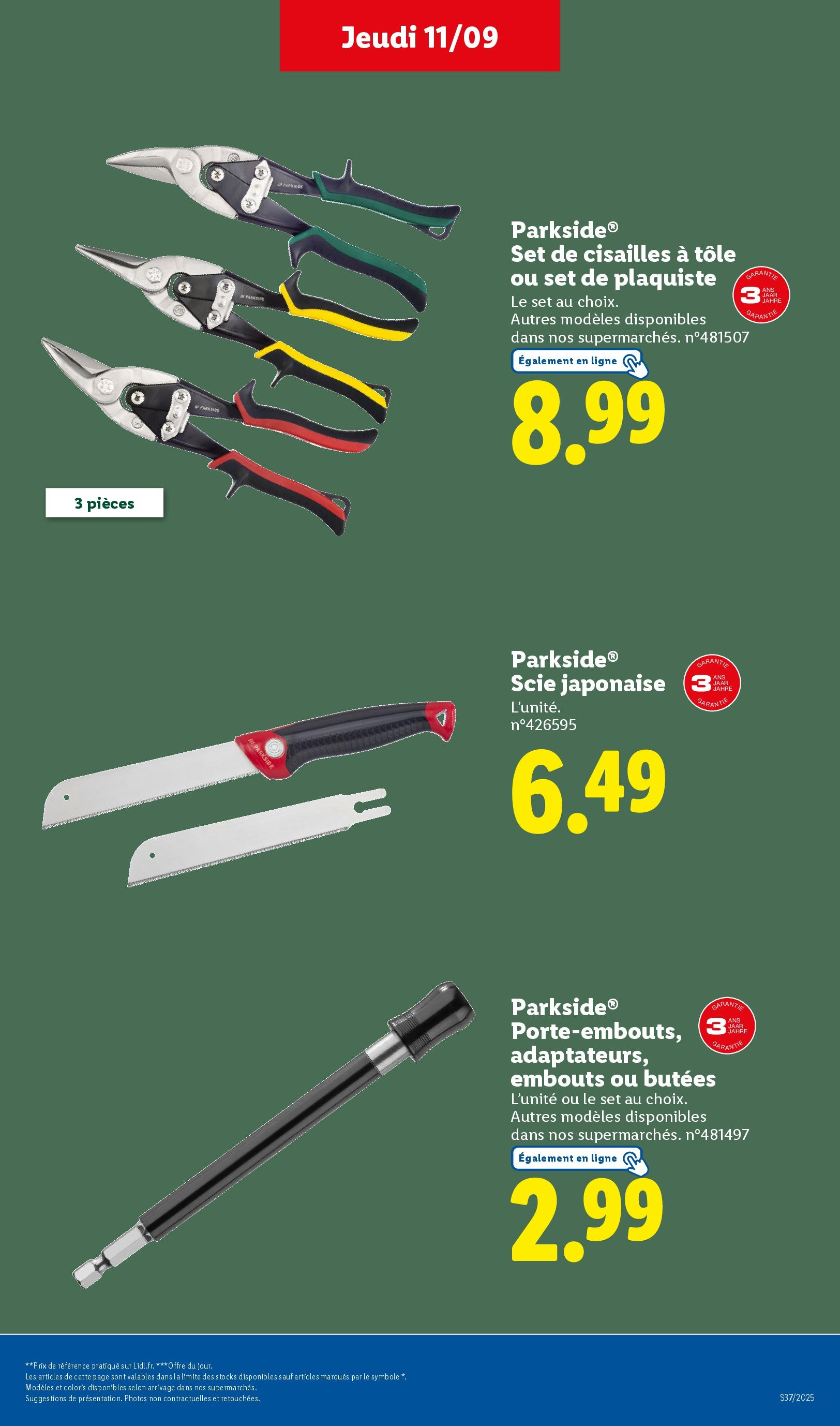 Catalogue LIDL du 07/09/2025 | Promo prospectus en ligne | Page: 35