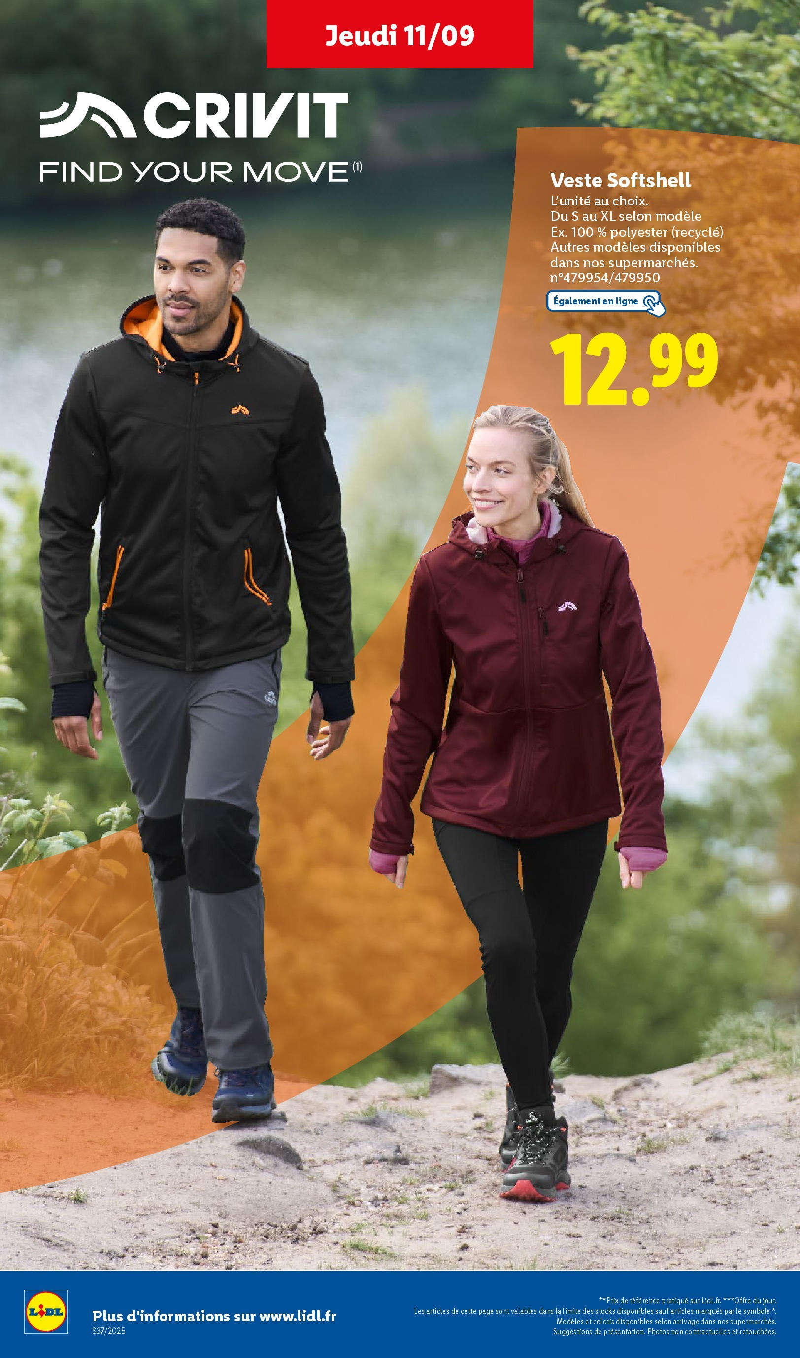 Catalogue LIDL du 07/09/2025 | Promo prospectus en ligne | Page: 42 | Produits: Veste