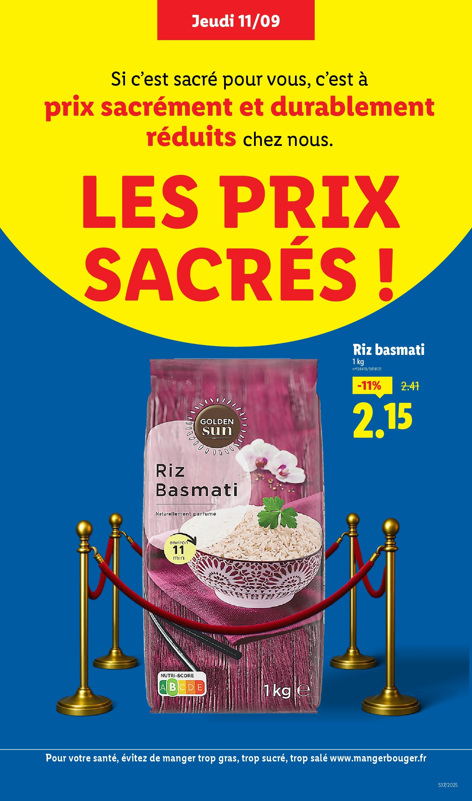 Catalogue LIDL du 07/09/2025 | Promo prospectus en ligne | Page: 46 | Produits: Riz basmati, Riz