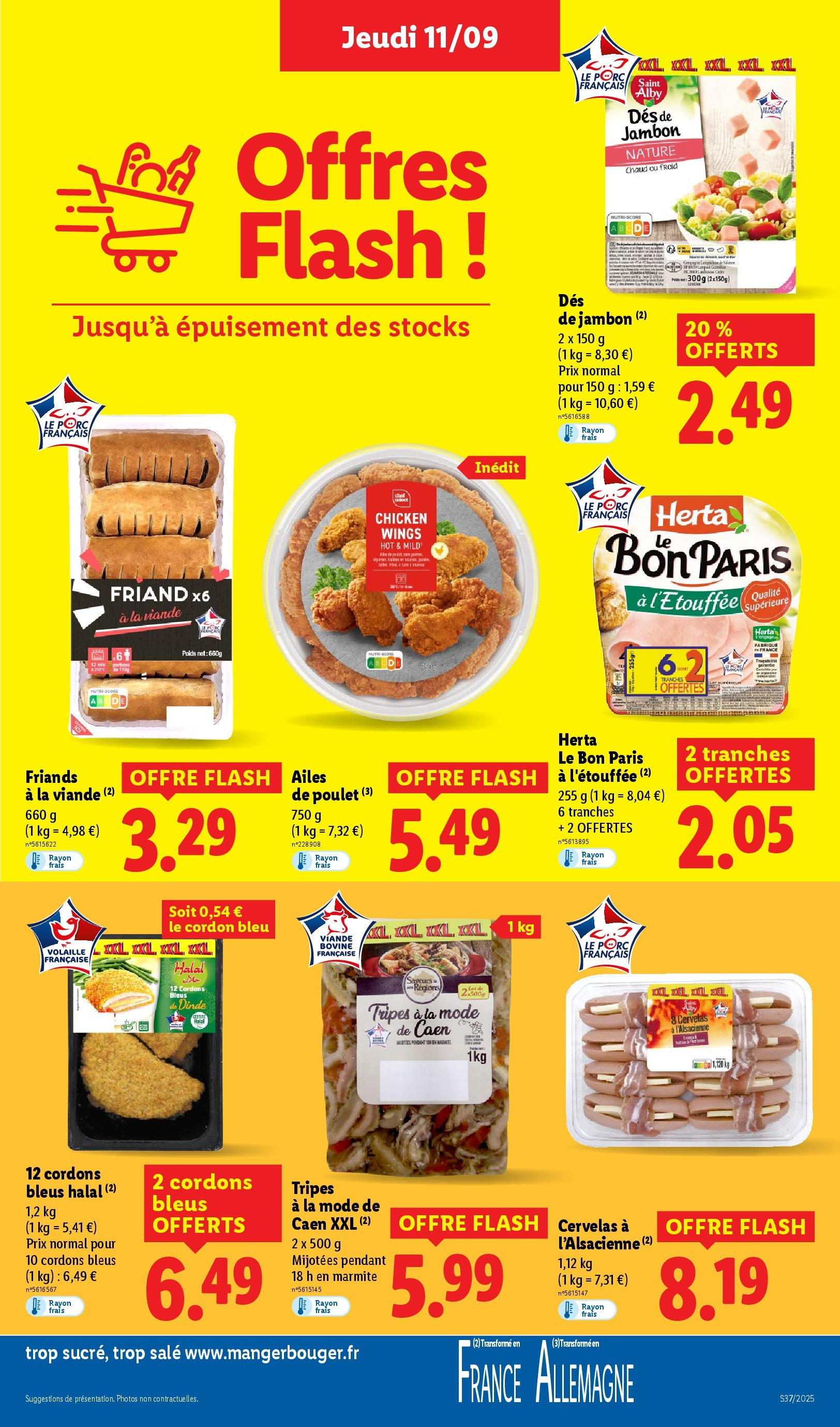 Catalogue LIDL du 11/09/2025 | Promo prospectus en ligne | Page: 15 | Produits: Poids, Volaille, Viande, Porc Catalogue LIDL du 11/09/2025 | Promo prospectus en ligne | Page: 15 | Produits: Poids, Volaille, Viande, Porc