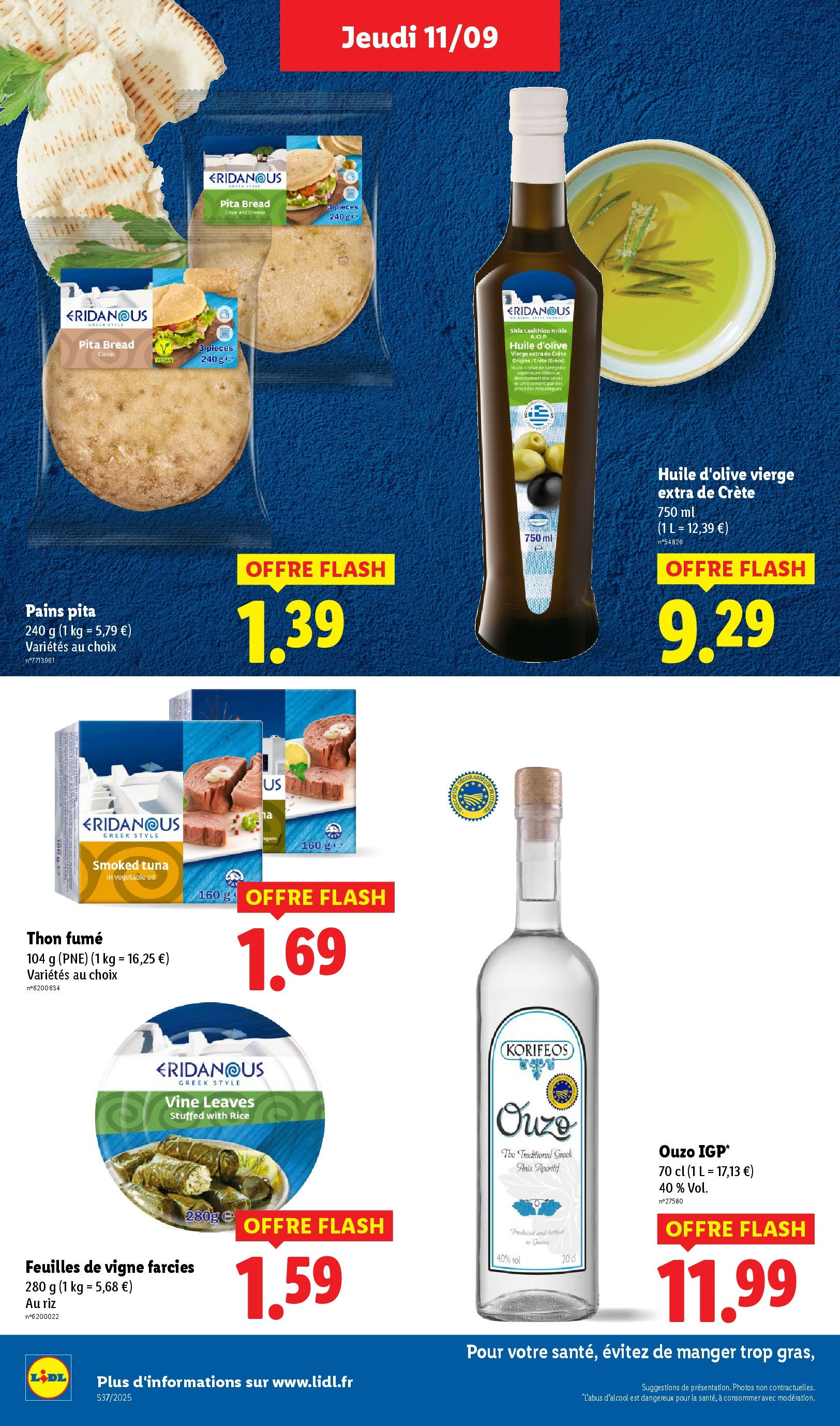 Catalogue LIDL du 11/09/2025 | Promo prospectus en ligne | Page: 26 | Produits: Olives, Olive, Crête, Huile Catalogue LIDL du 11/09/2025 | Promo prospectus en ligne | Page: 26 | Produits: Olives, Olive, Crête, Huile