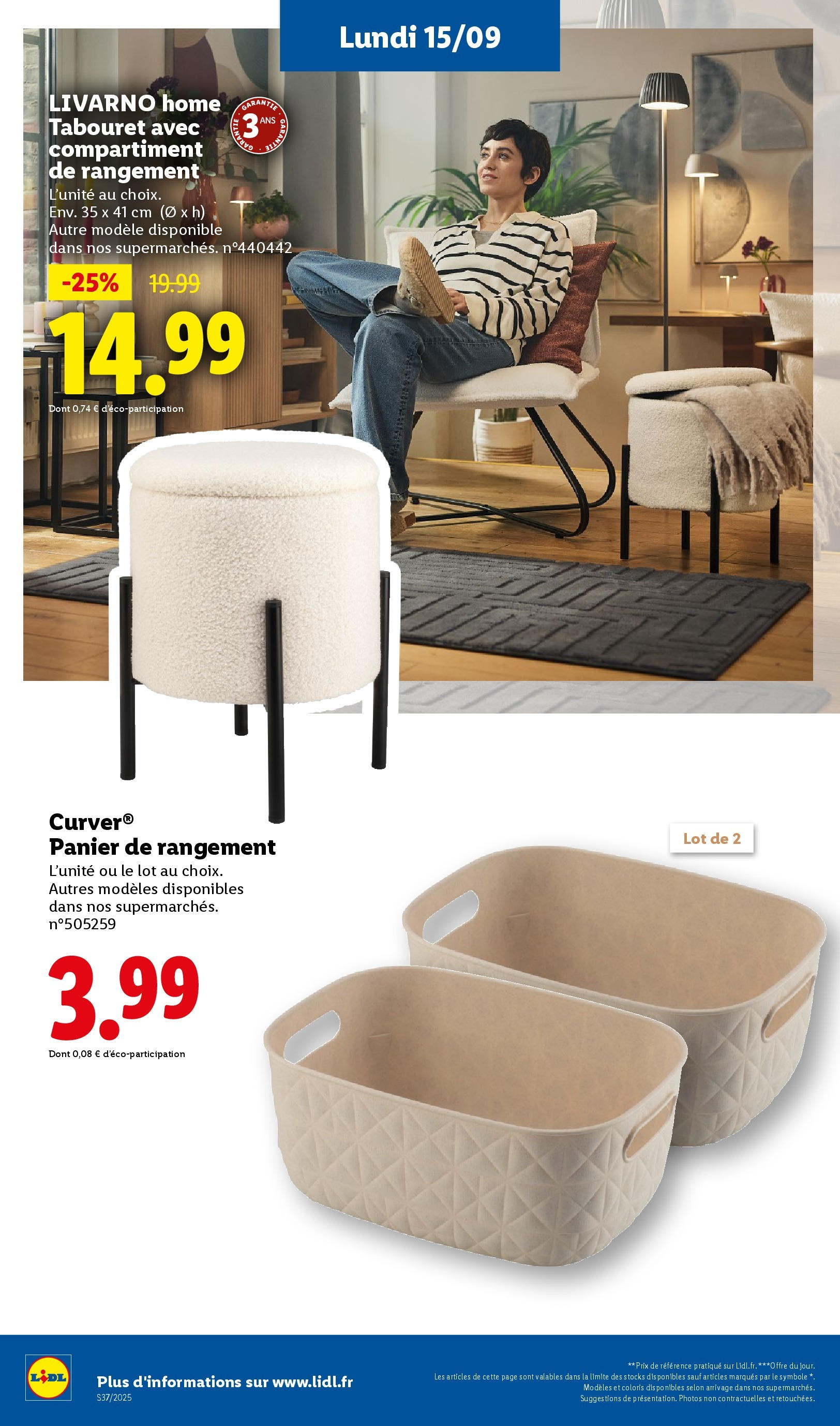 Catalogue LIDL du 11/09/2025 | Promo prospectus en ligne | Page: 64 | Produits: Panier Catalogue LIDL du 11/09/2025 | Promo prospectus en ligne | Page: 64 | Produits: Panier