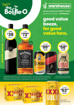 Preview of The Bottle-O - Good Value Booze, For Good Value Fans. QLD 08/09 - valid from 07.09.2025