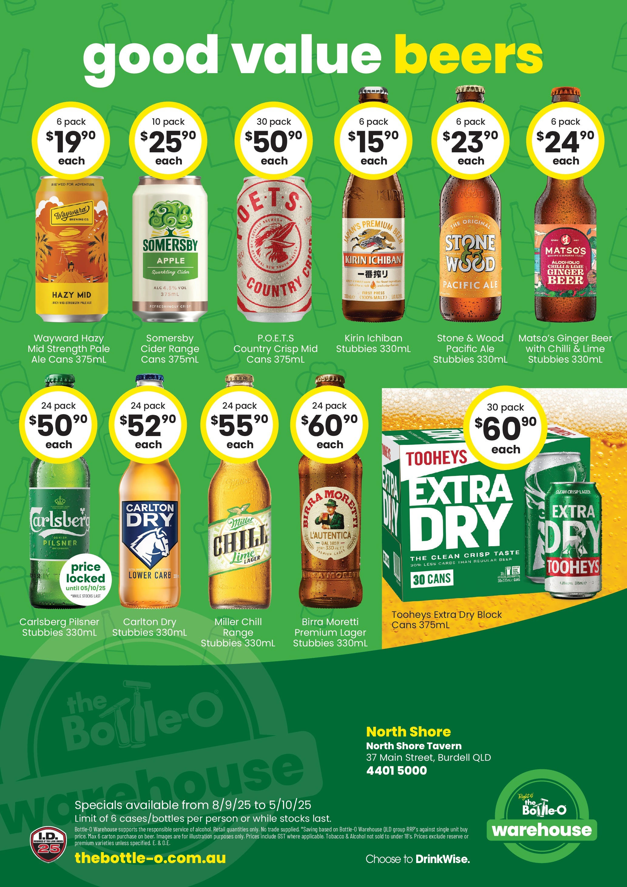 The Bottle-O weekly catalogue from 08/09/2025 ?️ | Page: 6 | Products: Beer, Chilli, Lime, Press The Bottle-O Catalogue Burdell - 08/09/2025 > weekly / monthly specials | Page: 6 | Products: Beer, Chilli, Lime, Press