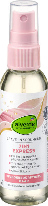 alverde NATURKOSMETIK Leave-In Sprühkur Express 7in1