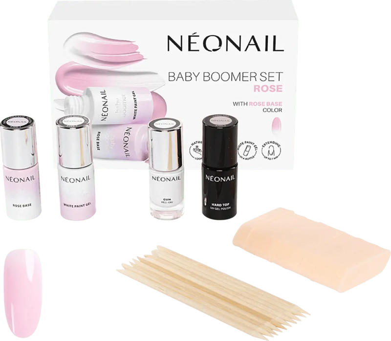 NÉONAIL Baby Boomer Set - Rose