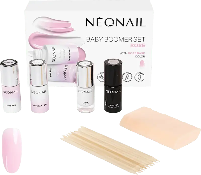 NÉONAIL Baby Boomer Set - Rose