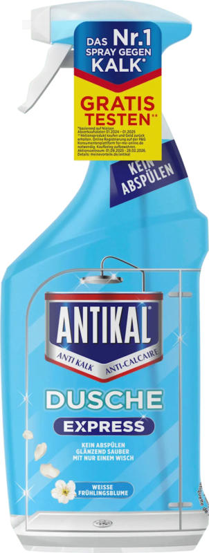 Antikal Kalkreiniger Dusche Express
