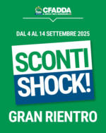 CFadda Sconti shock! - al 14.09.2025