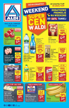 Pogląd oferty "Aldi - Od czwartku 11.09 w ALDI" - ważna od 10.09.2025