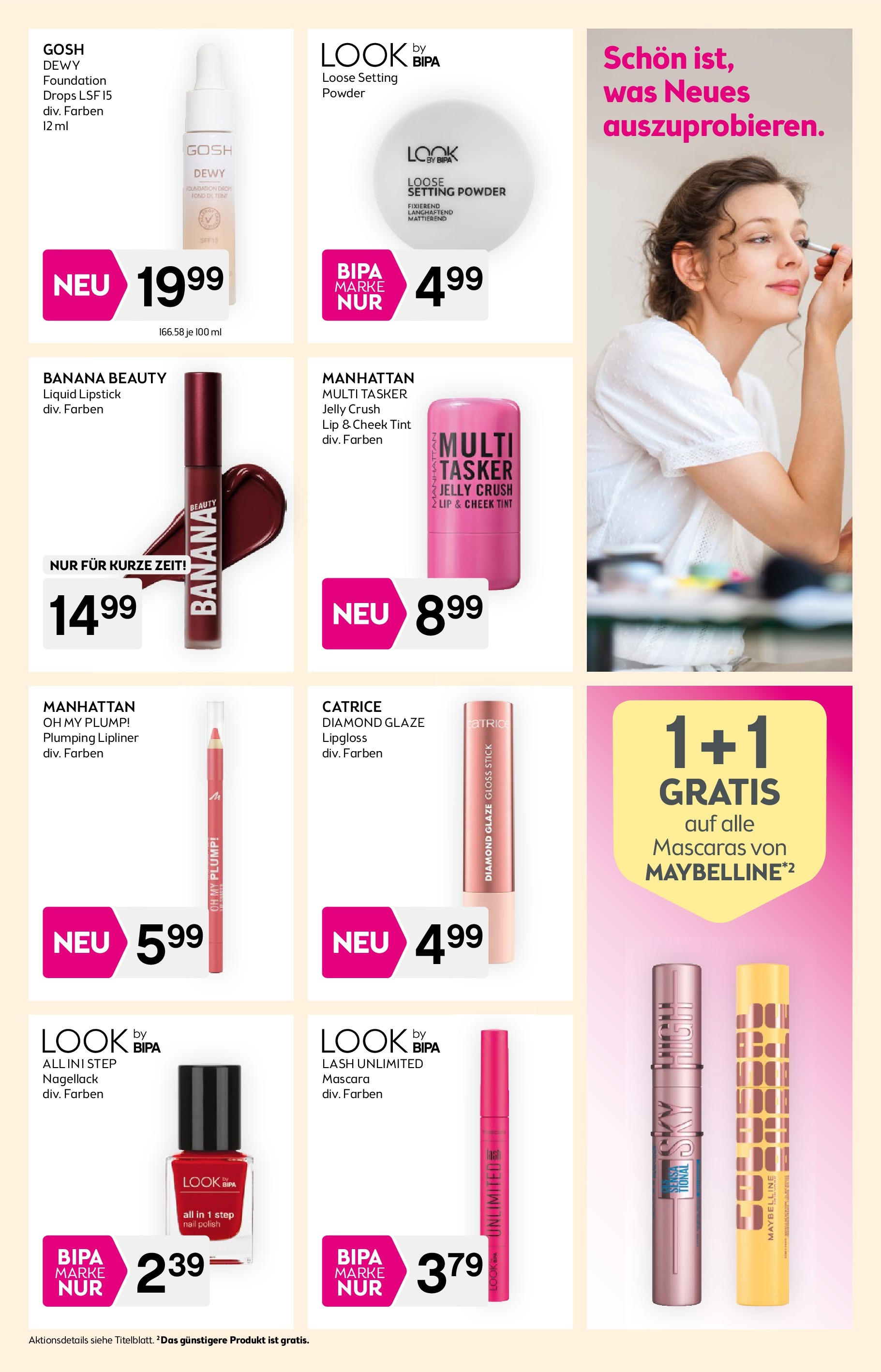 Bipa - BIPA: Flugblatt - gültig bis 24.09.2025 von 10.09.2025 - Aktuelle Angebote | Seite: 3 | Produkte: Lipgloss, Nagellack