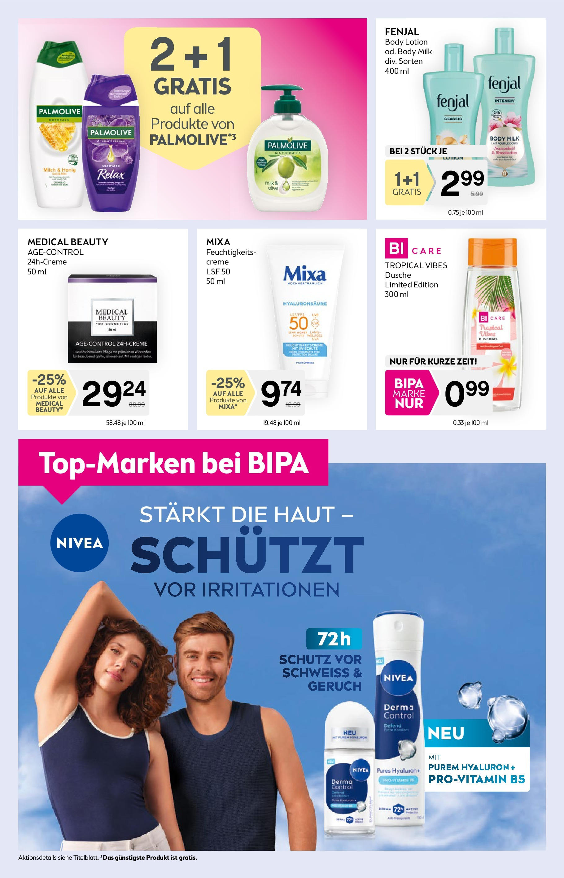 Bipa - BIPA: Flugblatt - gültig bis 24.09.2025 von 10.09.2025 - Aktuelle Angebote | Seite: 4 | Produkte: Dusche, Milch, Creme, Duschgel