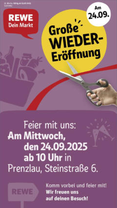 Rewe prospekt Prenzlau	 ab 07.09.2025 gültig