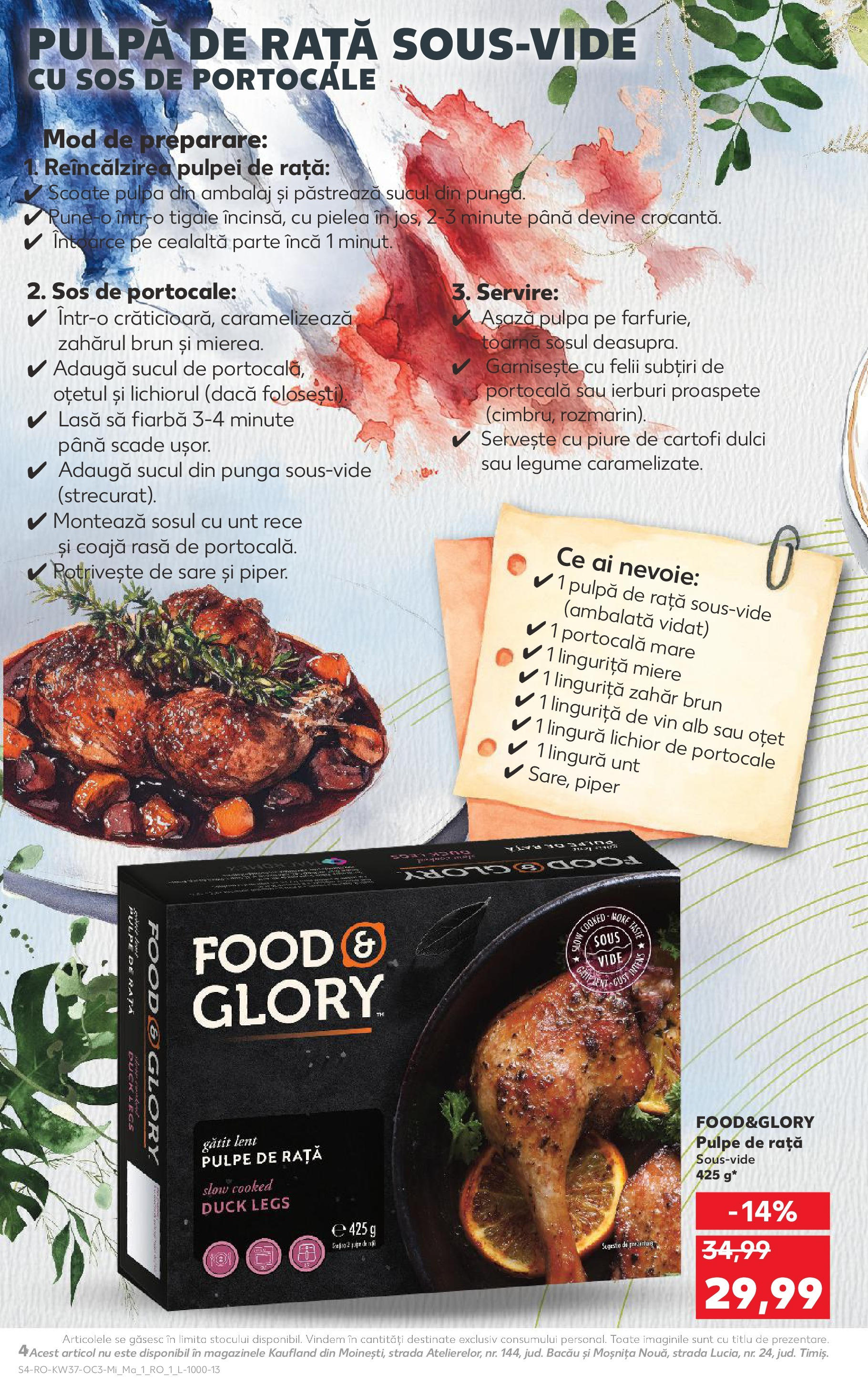 Catalog Kaufland - Domnesti 09.09.2025 - Revista si Oferta | Pagină: 4 | Produse: Lichior, Unt, Sos, Sare