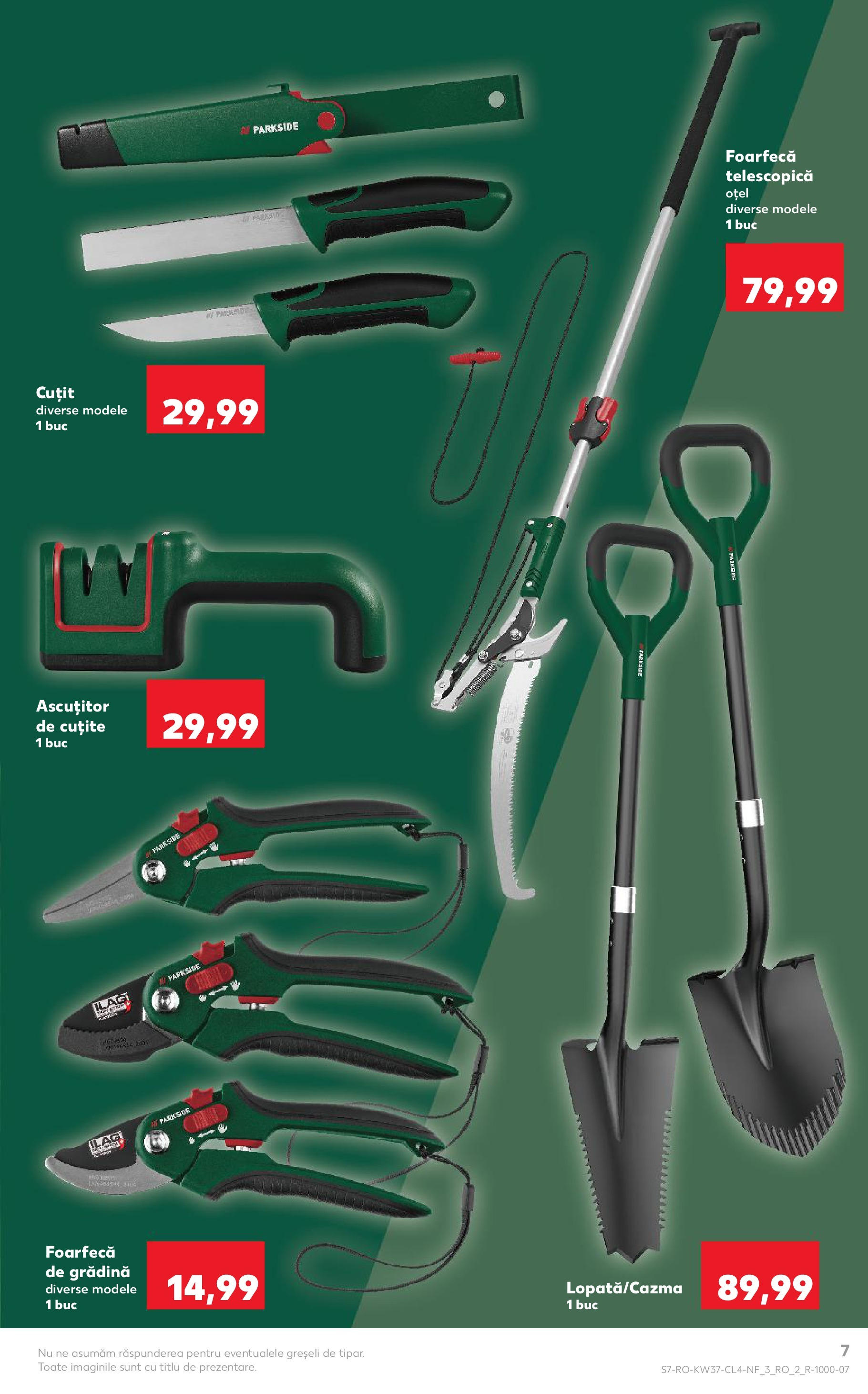 Catalog Kaufland - Ploiești 09.09.2025 - Revista si Oferta | Pagină: 7 | Produse: Cuțit