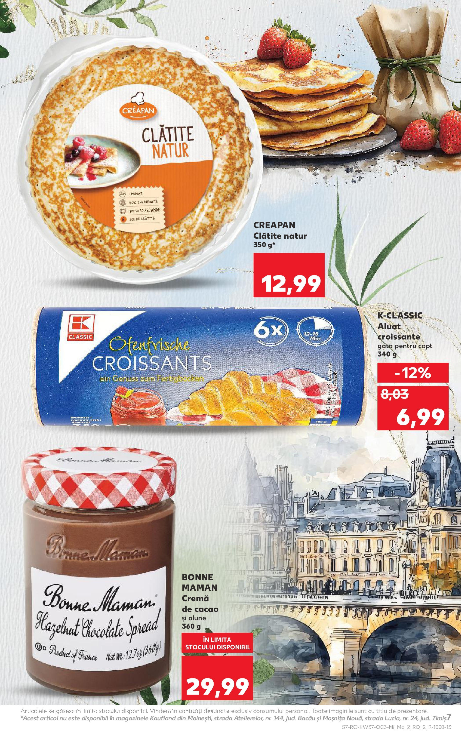 Catalog Kaufland - Domnesti 09.09.2025 - Revista si Oferta | Pagină: 7 | Produse: Aluat, Alune, Cremă, Cacao
