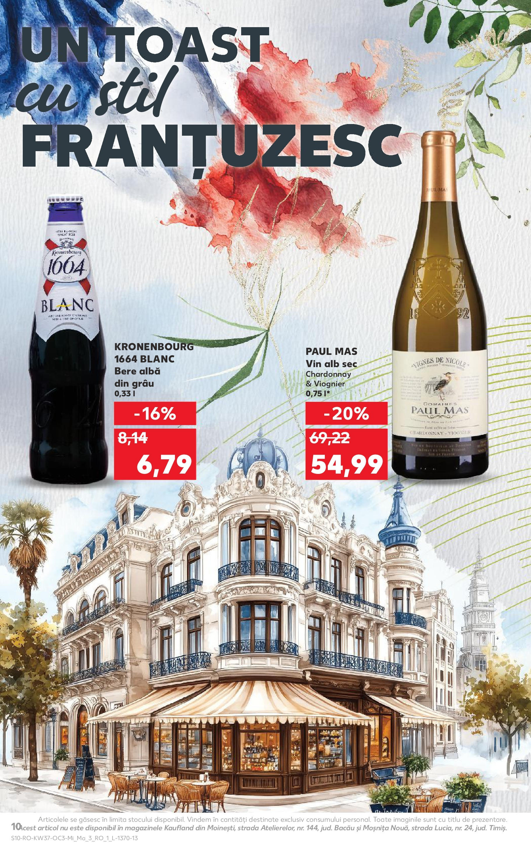 Catalog Kaufland - Codlea 10.09.2025 - Revista si Oferta | Pagină: 10 | Produse: Vin, Bere