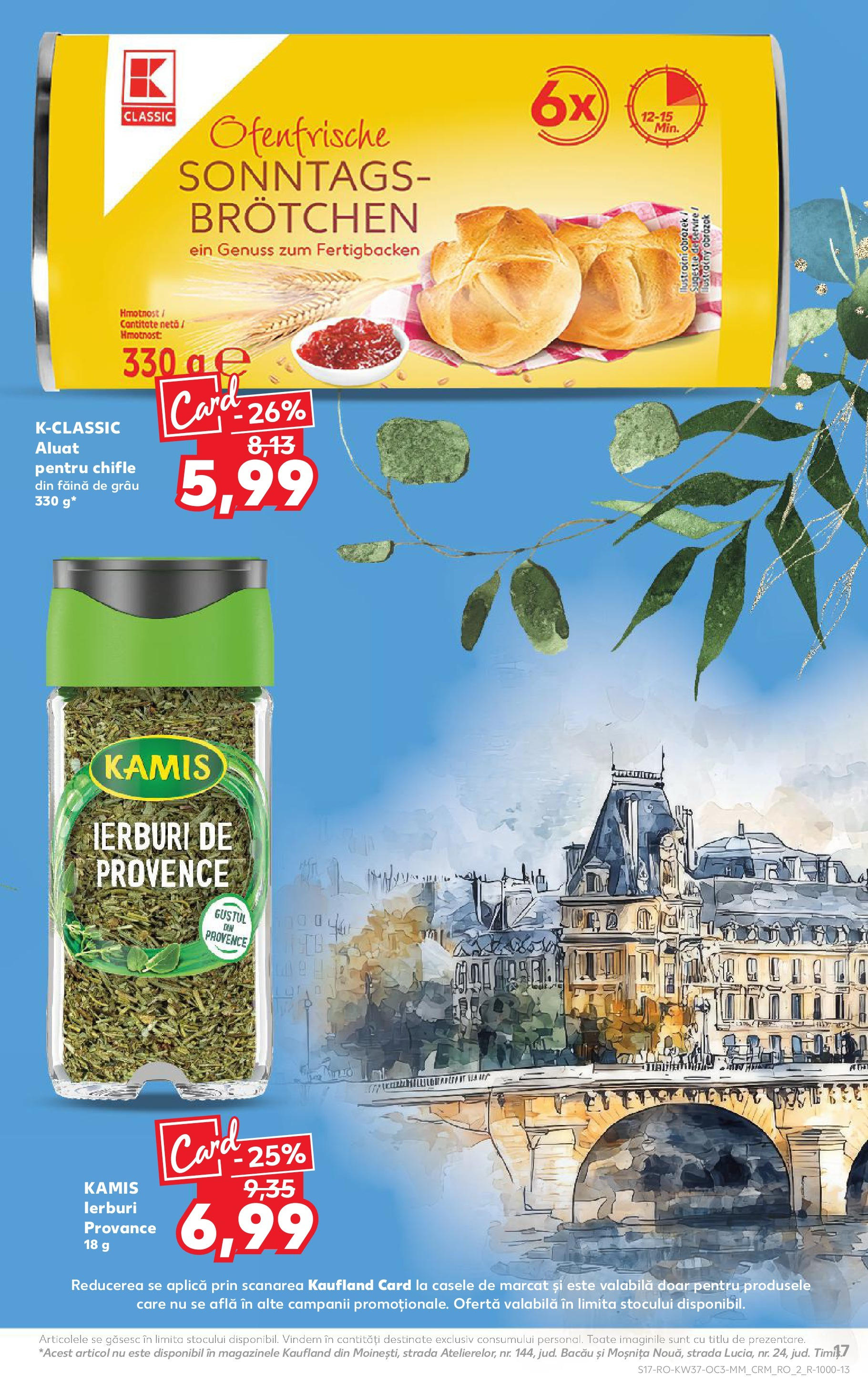 Catalog Kaufland - Domnesti 09.09.2025 - Revista si Oferta | Pagină: 17 | Produse: Aluat, Făină