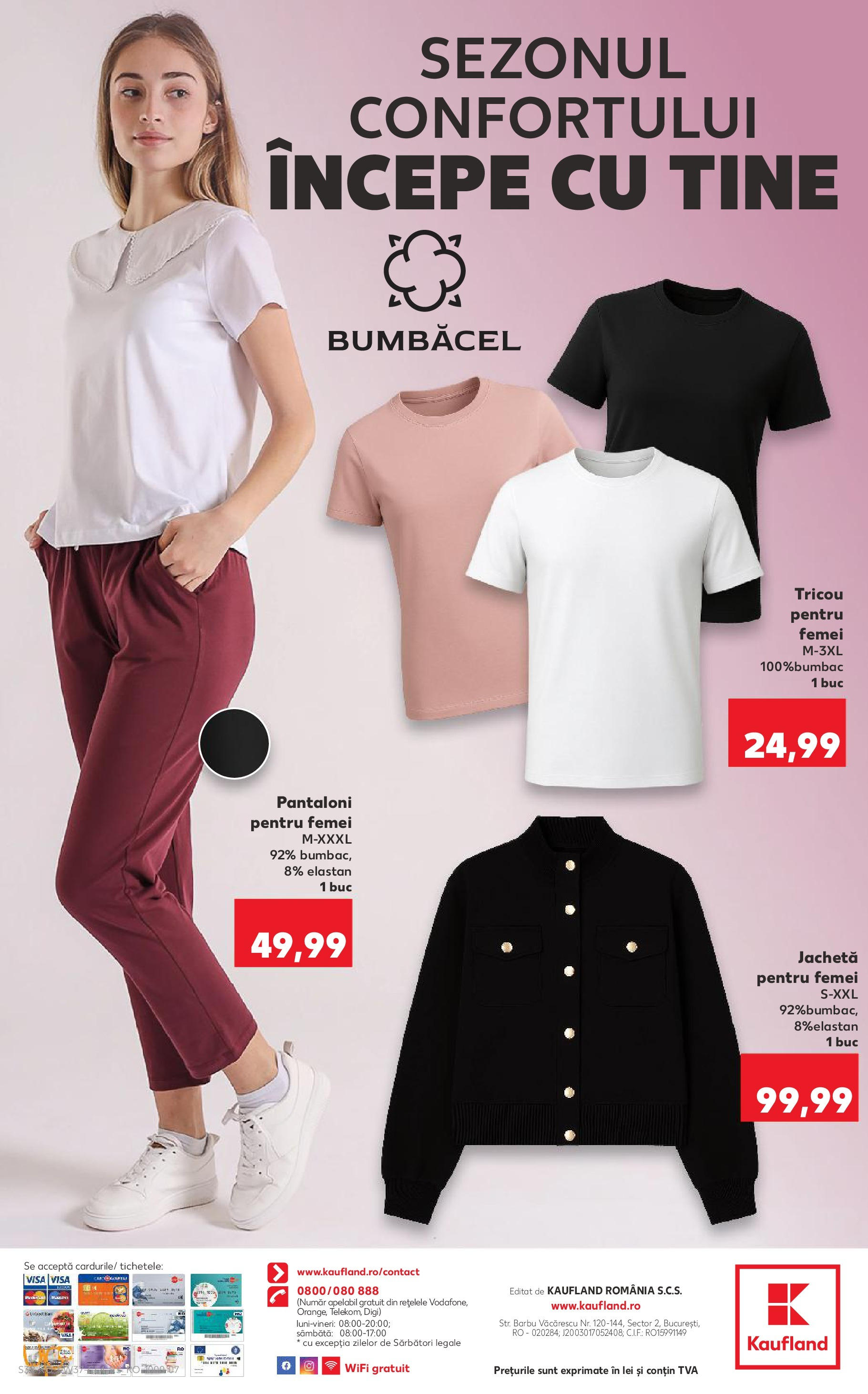 Catalog Kaufland - Ploiești 09.09.2025 - Revista si Oferta | Pagină: 32 | Produse: Jachetă, Tricou, Pantaloni