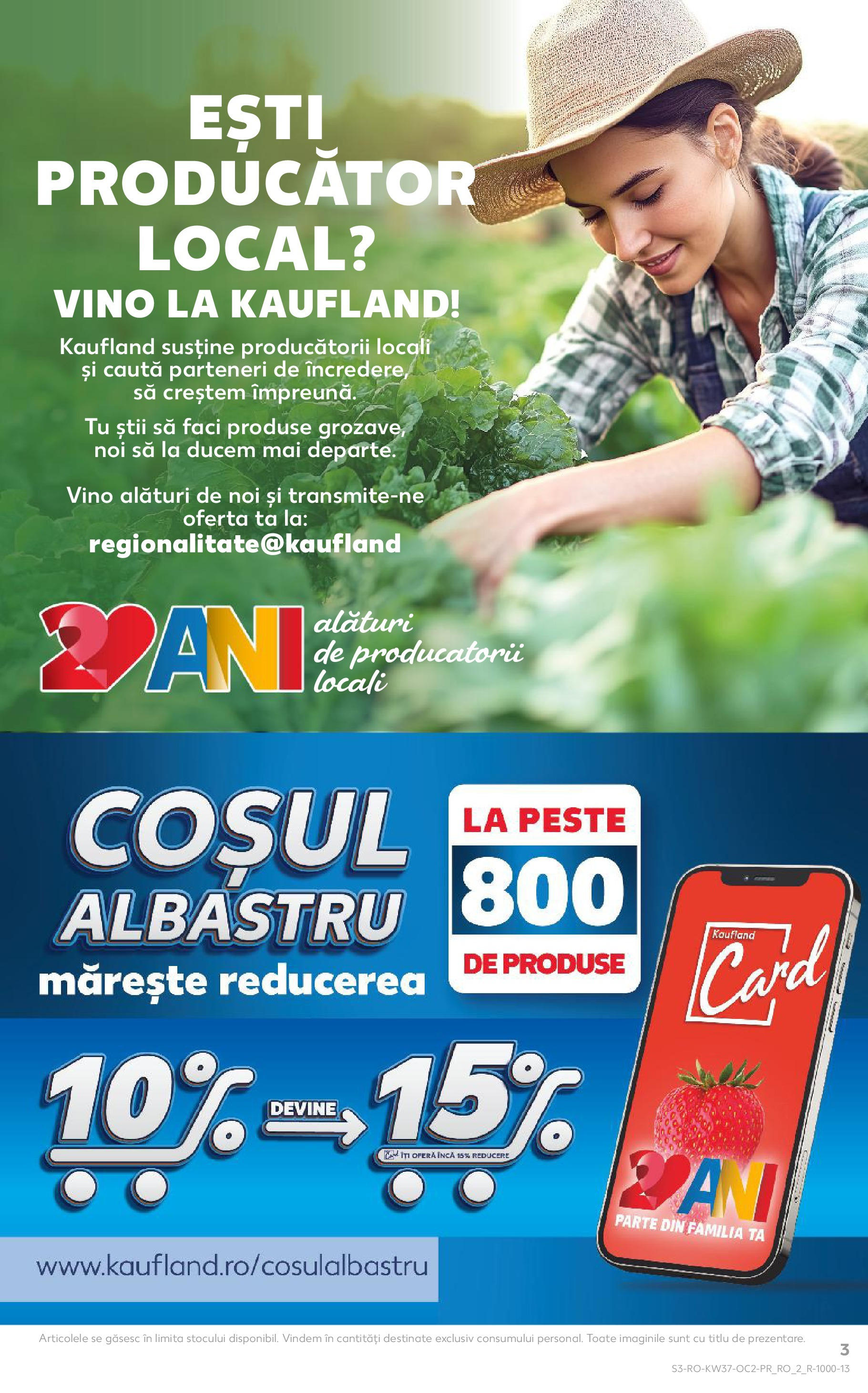 Catalog Kaufland - Pitești 09.09.2025 - Revista si Oferta | Pagină: 3 | Produse: Pește
