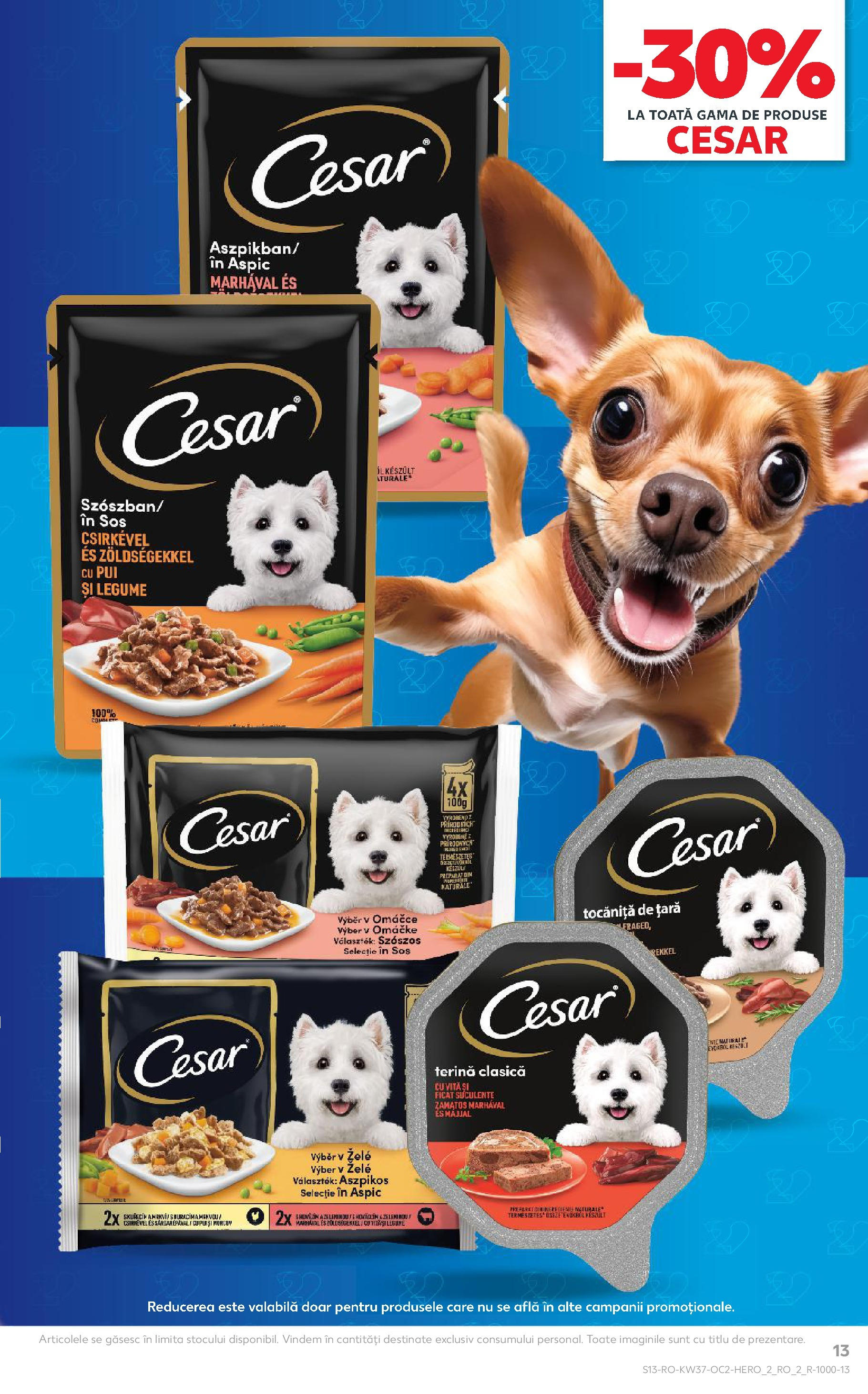 Catalog Kaufland - Pitești 09.09.2025 - Revista si Oferta | Pagină: 13 | Produse: Hacıyatmaz Kedi Oyuncağı, Legume, Sos