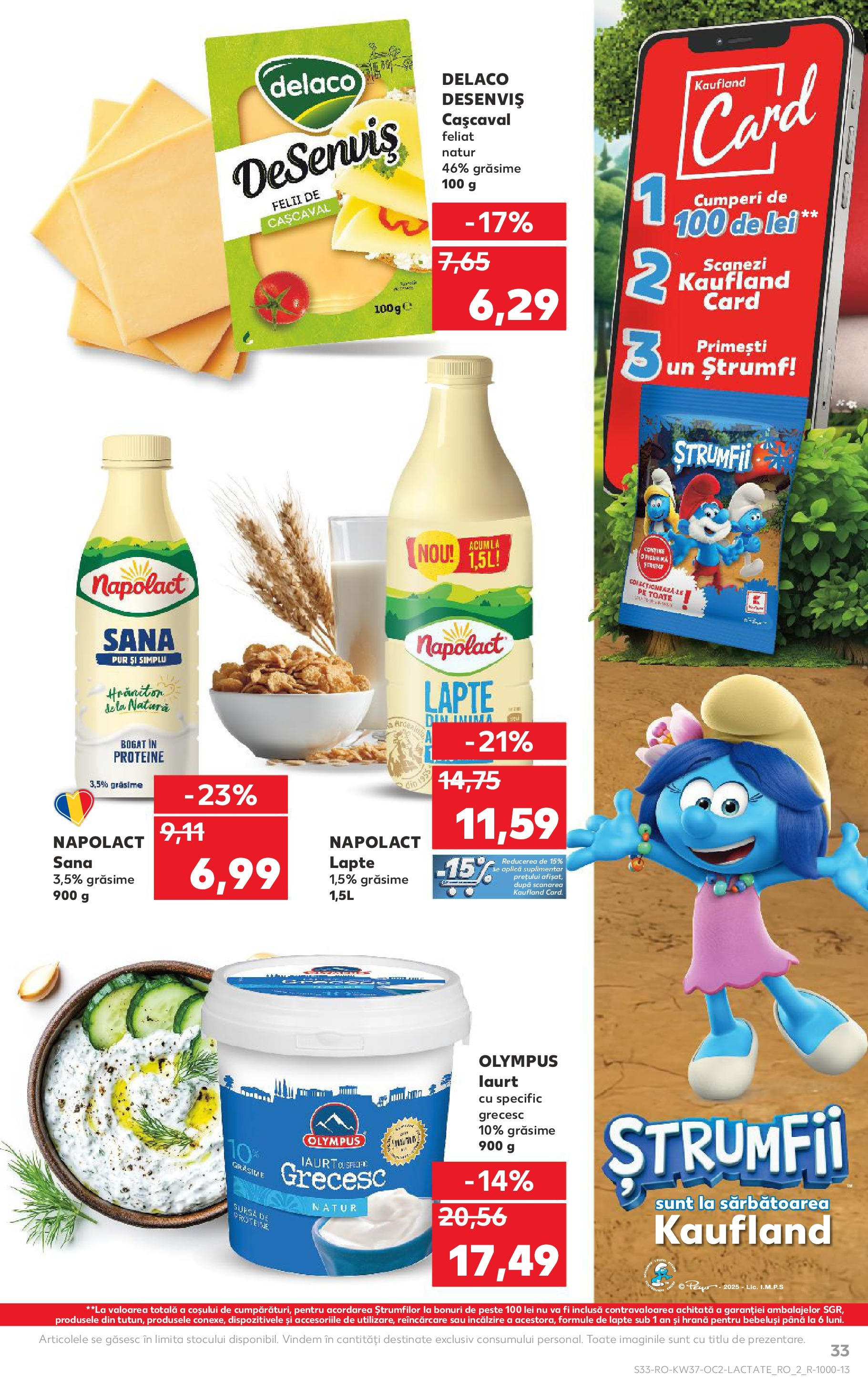 Catalog Kaufland - Pitești 09.09.2025 - Revista si Oferta | Pagină: 33 | Produse: Light Kedi Konservesi, Cașcaval, Iaurt, Pește