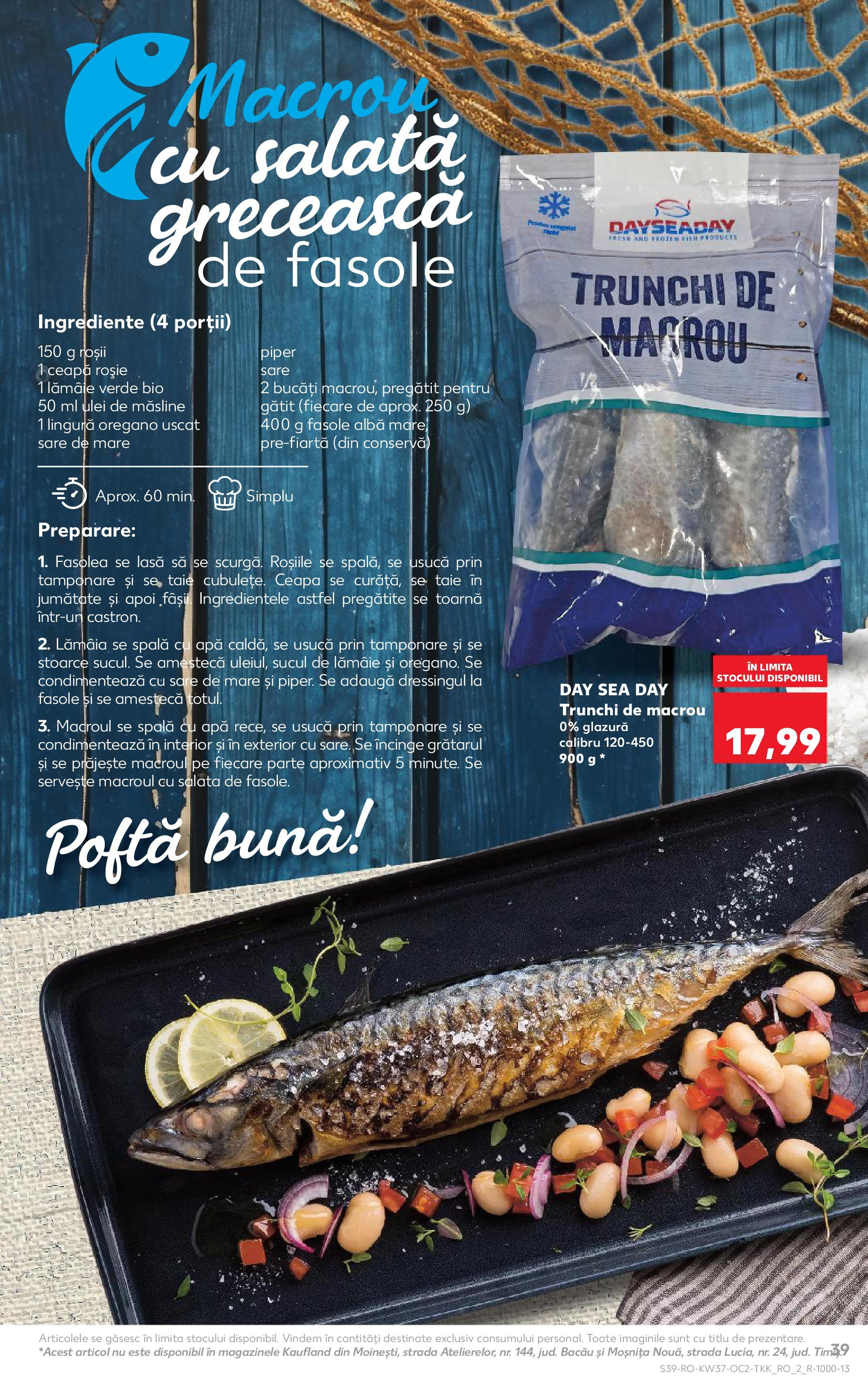 Catalog Kaufland - Pitești 09.09.2025 - Revista si Oferta | Pagină: 39 | Produse: Măsline, Ceapă, Apă, Sare