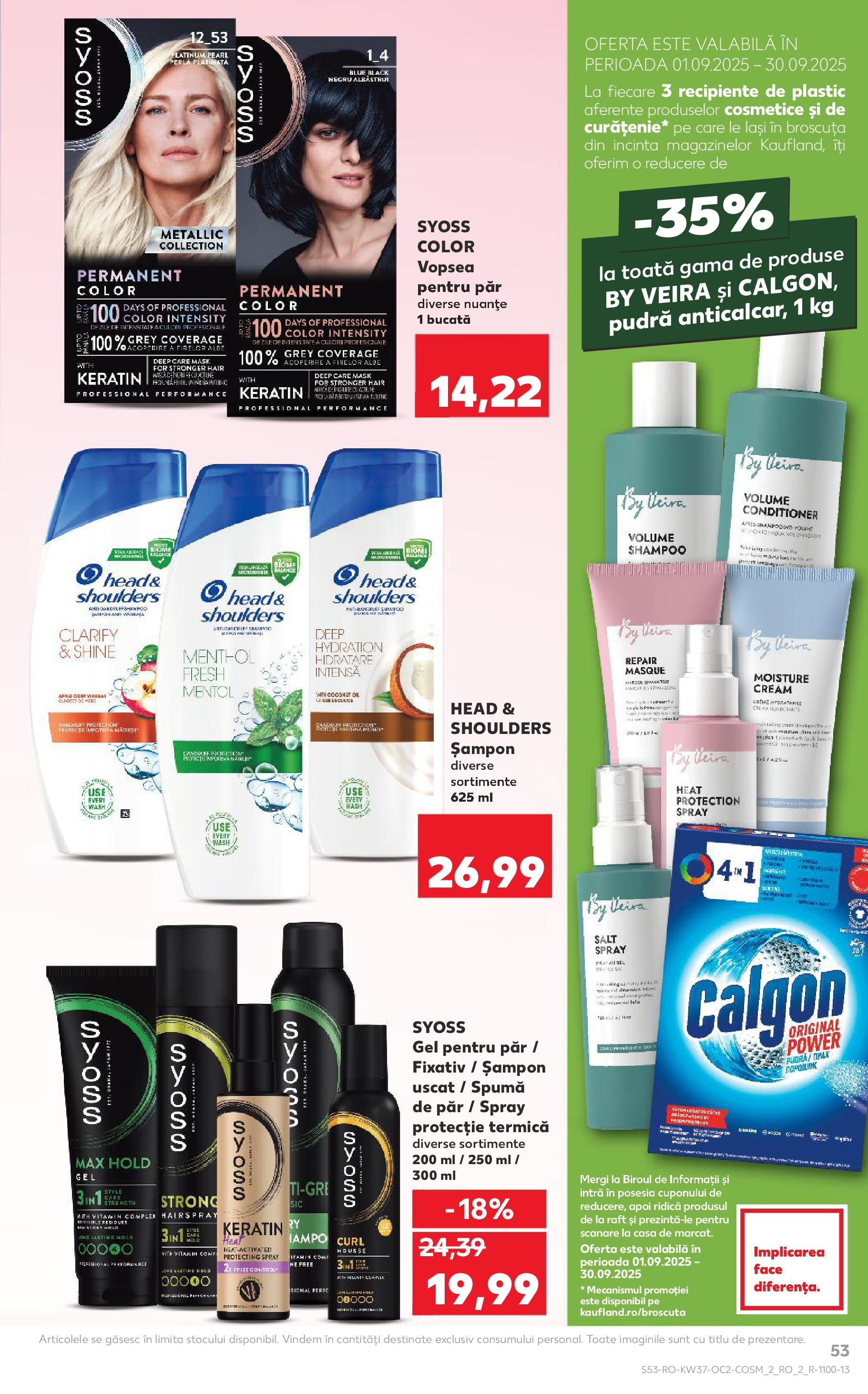 Catalog Kaufland - Ploiești 10.09.2025 - Revista si Oferta | Pagină: 53 | Produse: Raft, Recipiente, Apple, Gel pentru păr