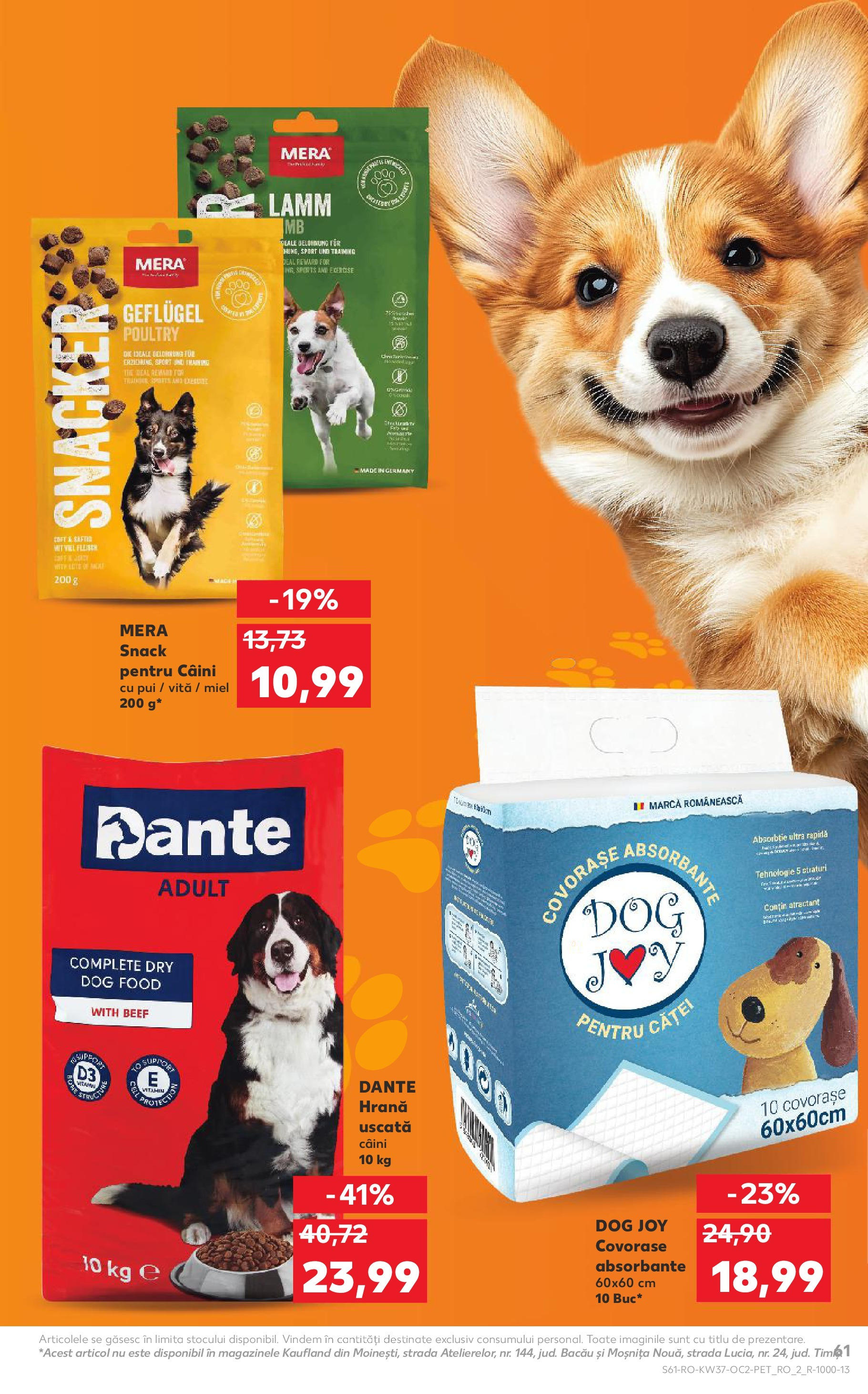 Catalog Kaufland - Pitești 09.09.2025 - Revista si Oferta | Pagină: 61 | Produse: Hacıyatmaz Kedi Oyuncağı, Absorbante