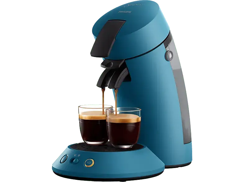 Philips CSA210/00 Senseo Original PLUS Kaffeepadmaschine, Taubenblau