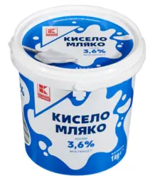 K-CLASSIC Кисело мляко 3,6% масленост
