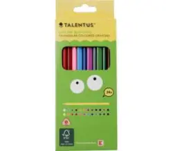 TALENTUS Цветни моливи триъгълни