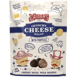 Knabbererzeugnis aus Käse mit Trüffelgeschmack