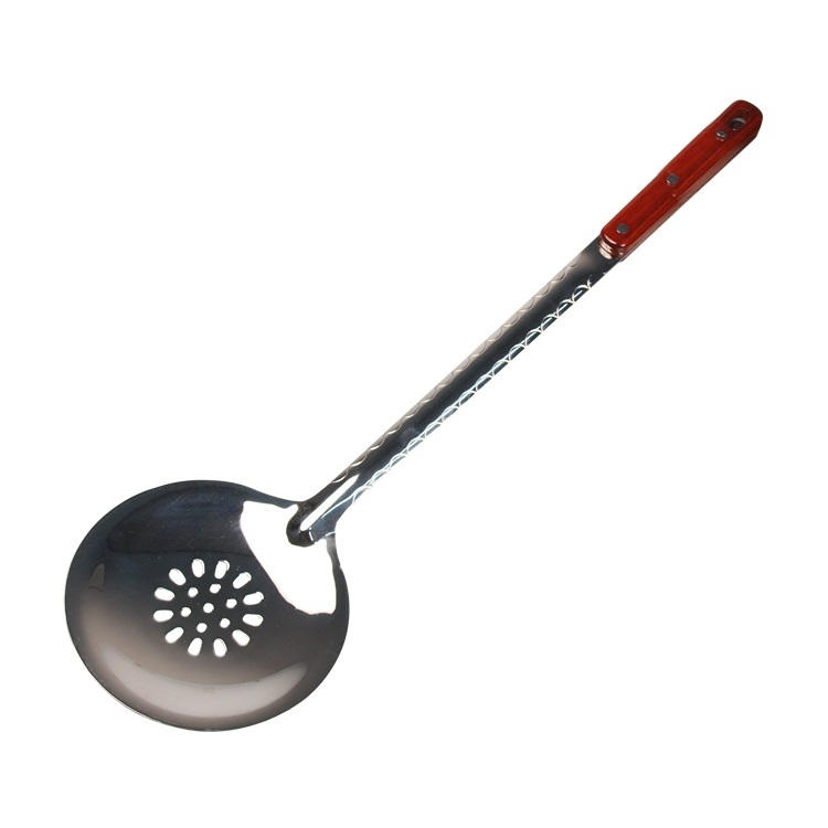 Schaumlöffel mit Holzgriff, 47 cm
