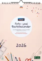 Paradies Foto- und Bastelkalender 2026 Hochformat